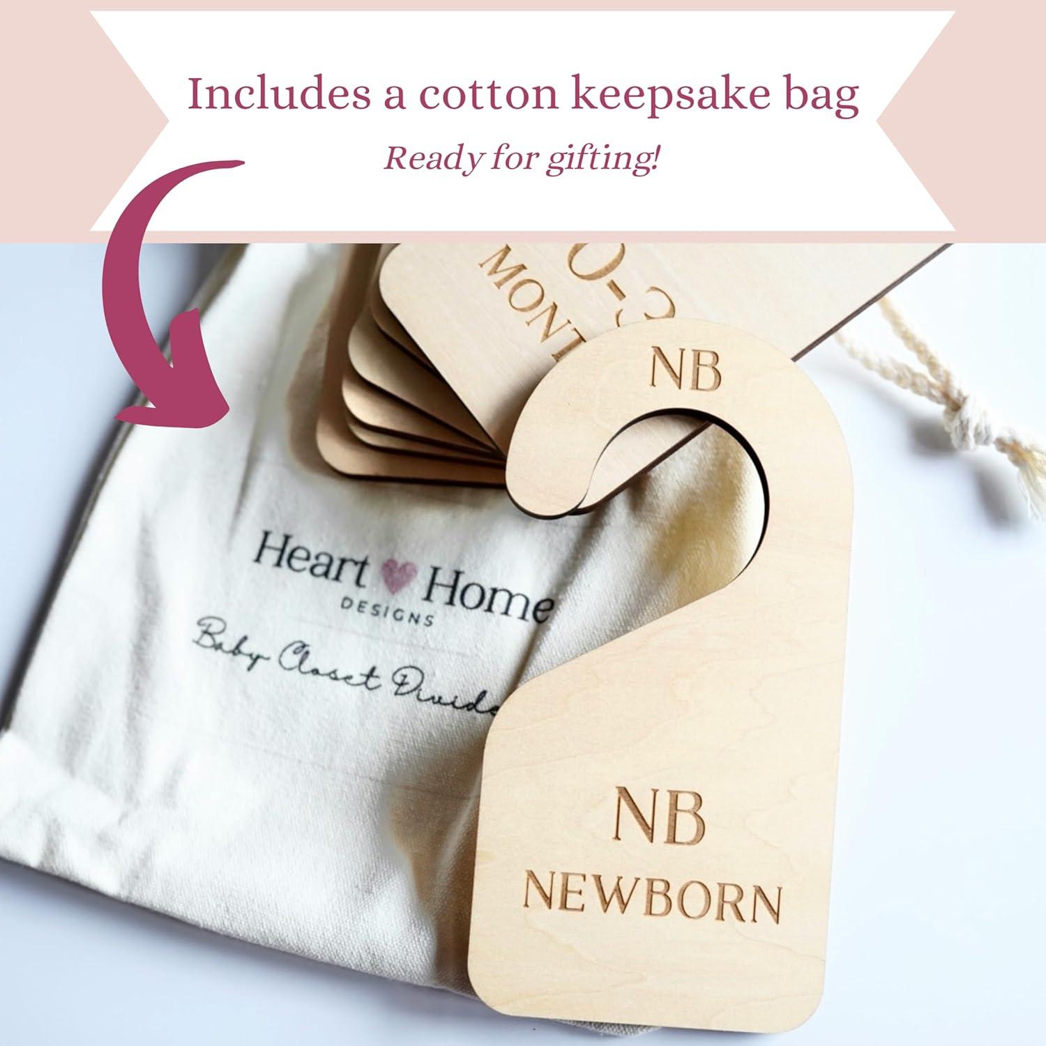 Divisores de Armario Doble Cara Heart and Home 7 Piezas