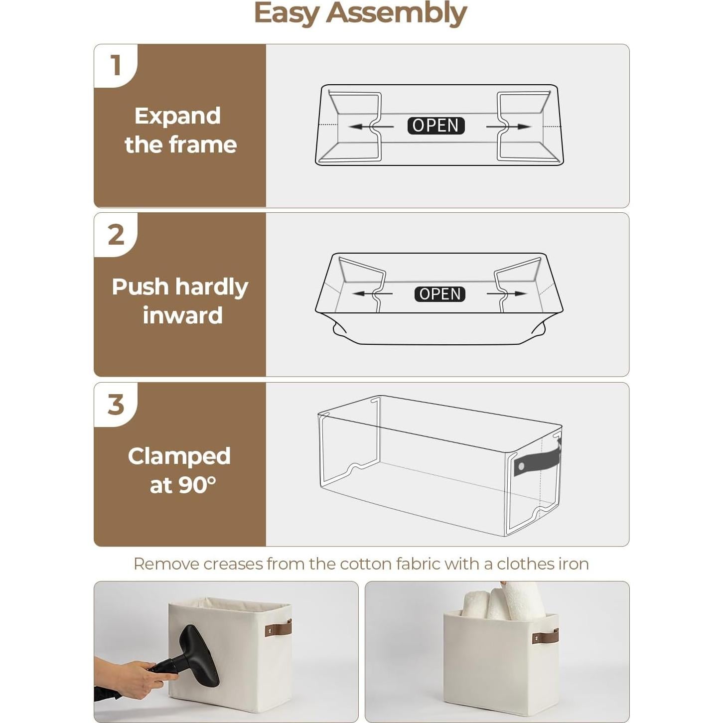 Cajas de Almacenamiento Estrechas StorageWorks Beige 2 Unidades