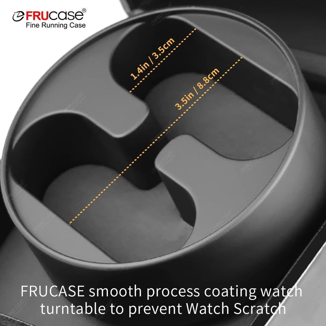 Cofre para Relojes Automáticos Frucase PU20B 2 Modos Rotación