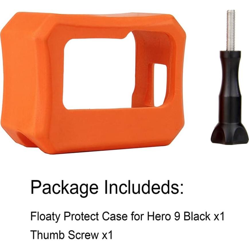 Funda Flotante para GoPro Hero 11/10/9 - HoneTeek, Naranja