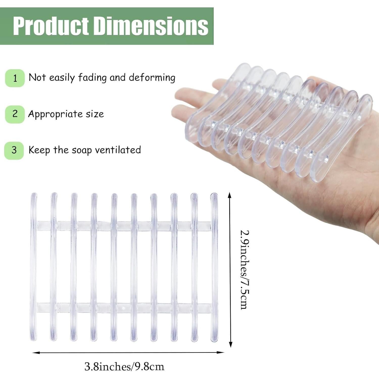 Soporte de Jabón Autodrenante Naturahand - 2 Piezas Plástico
