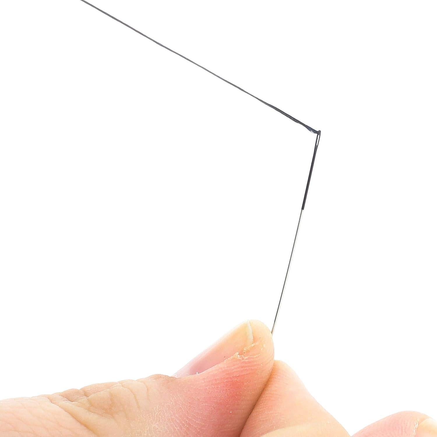 Agujas de Beading The Beadsmith #10, 6 Agujas, Punta Negra