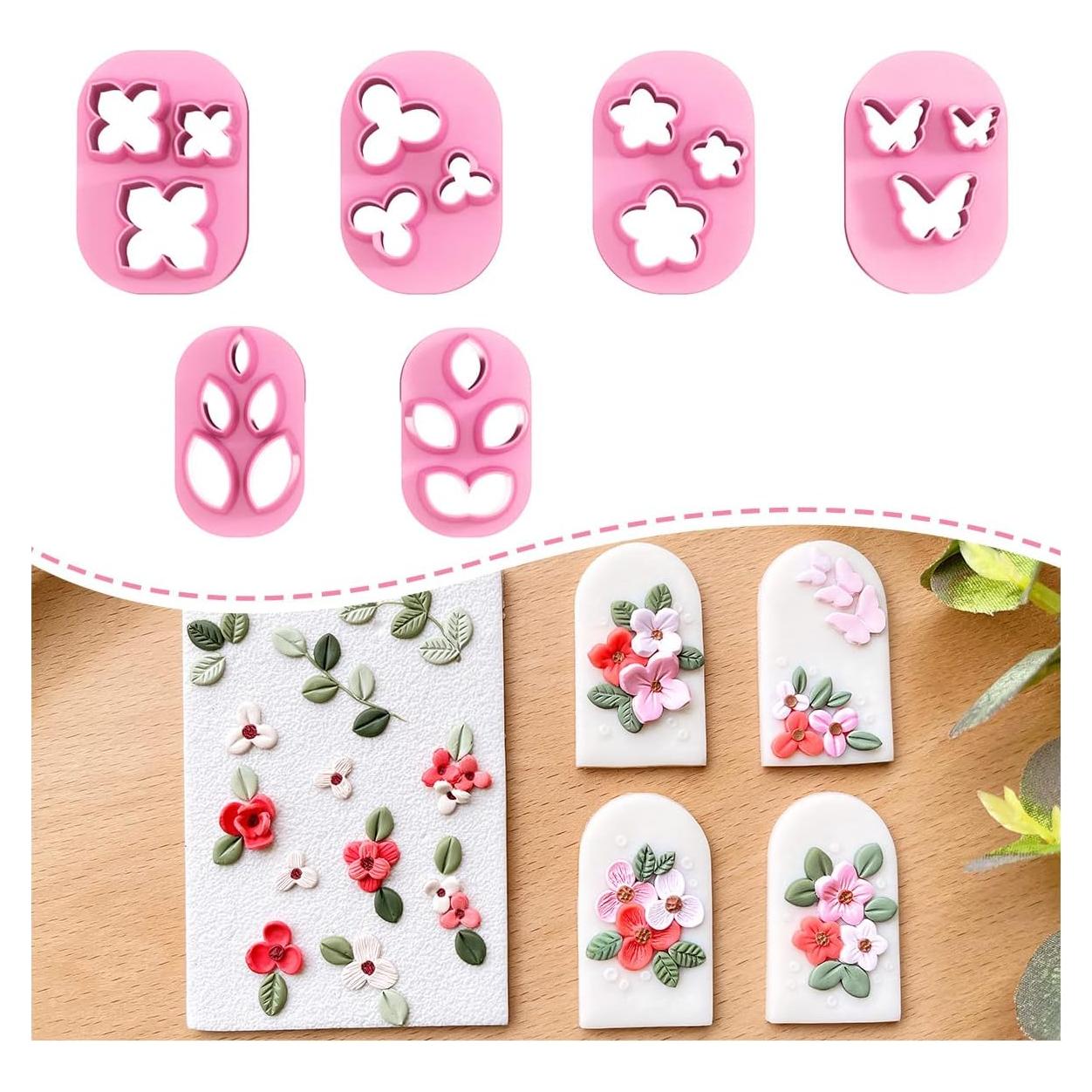 Cortadores Mini de Arcilla de Polímero KEOKER - 24 Piezas