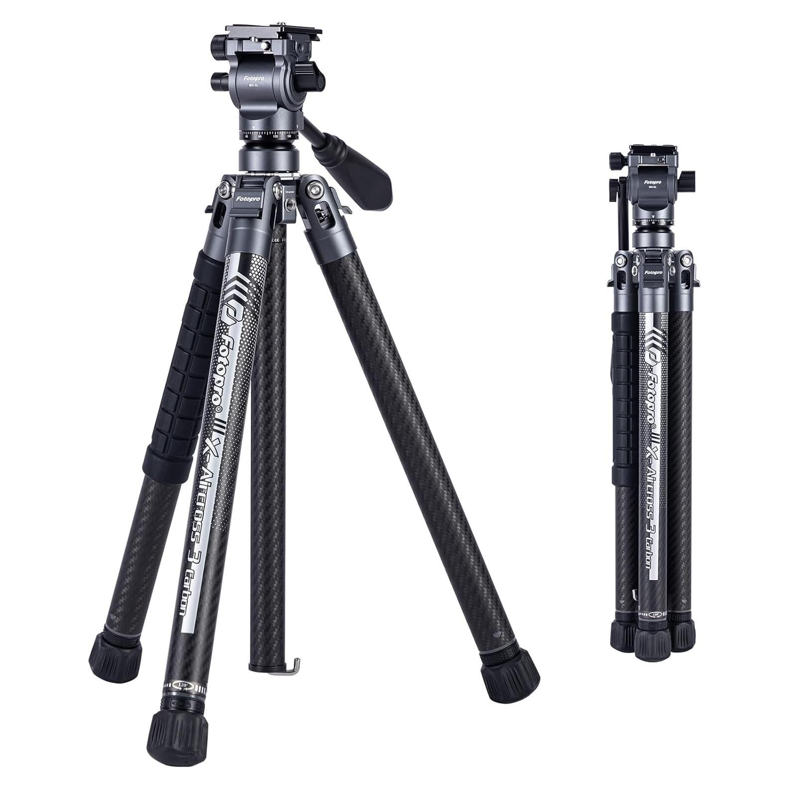 Trípode Fotopro X-Aircross 3 Lite Video 1.03kg 64cm Carbono