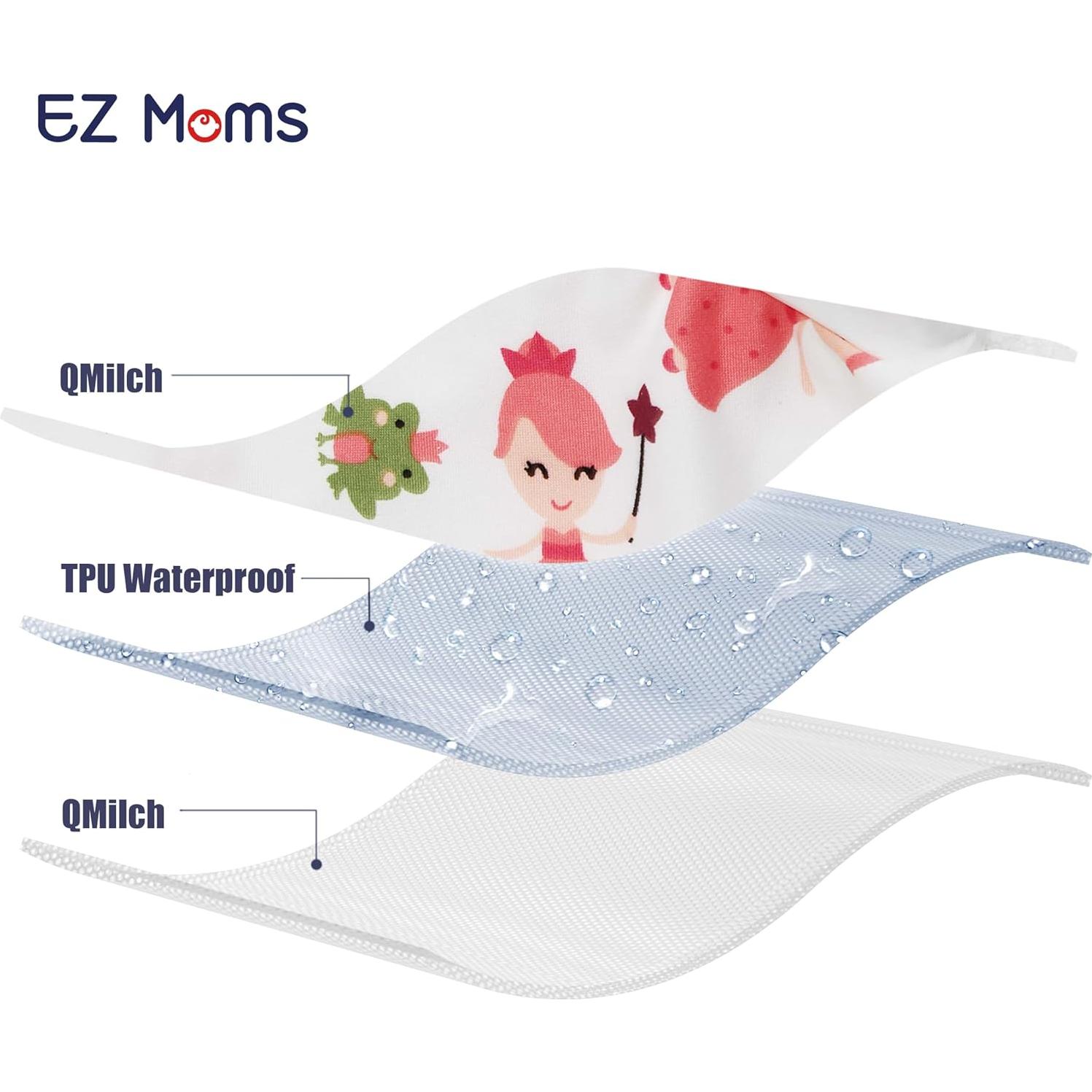 Paquete de 2 Pañales de Natación Reutilizables EZ Moms 6M