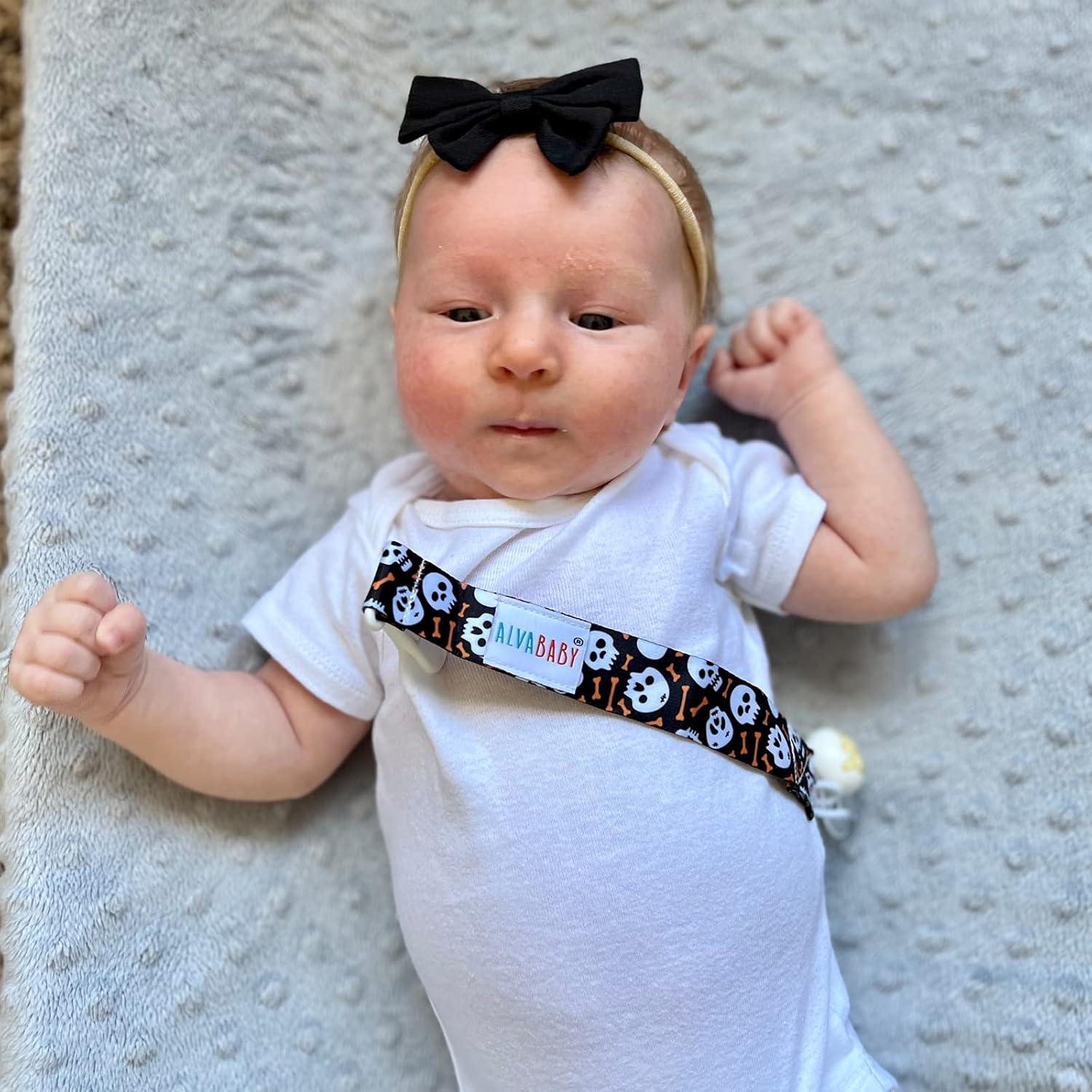 ALVABABY Clips de Chupete Halloween 6 Piezas Universal