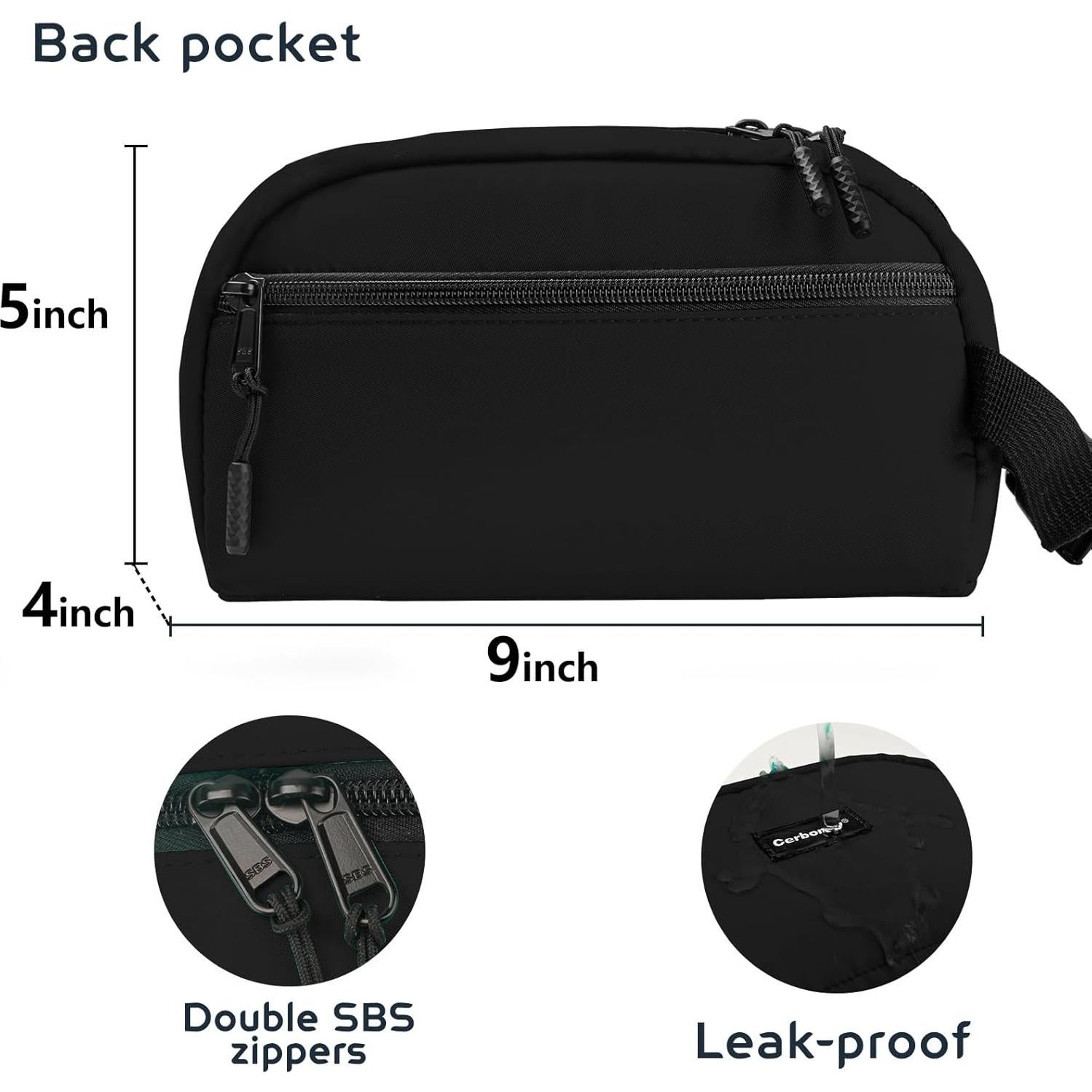 Bolsa Térmica Cerbonny Pequeña Aislada 2.5L Negra