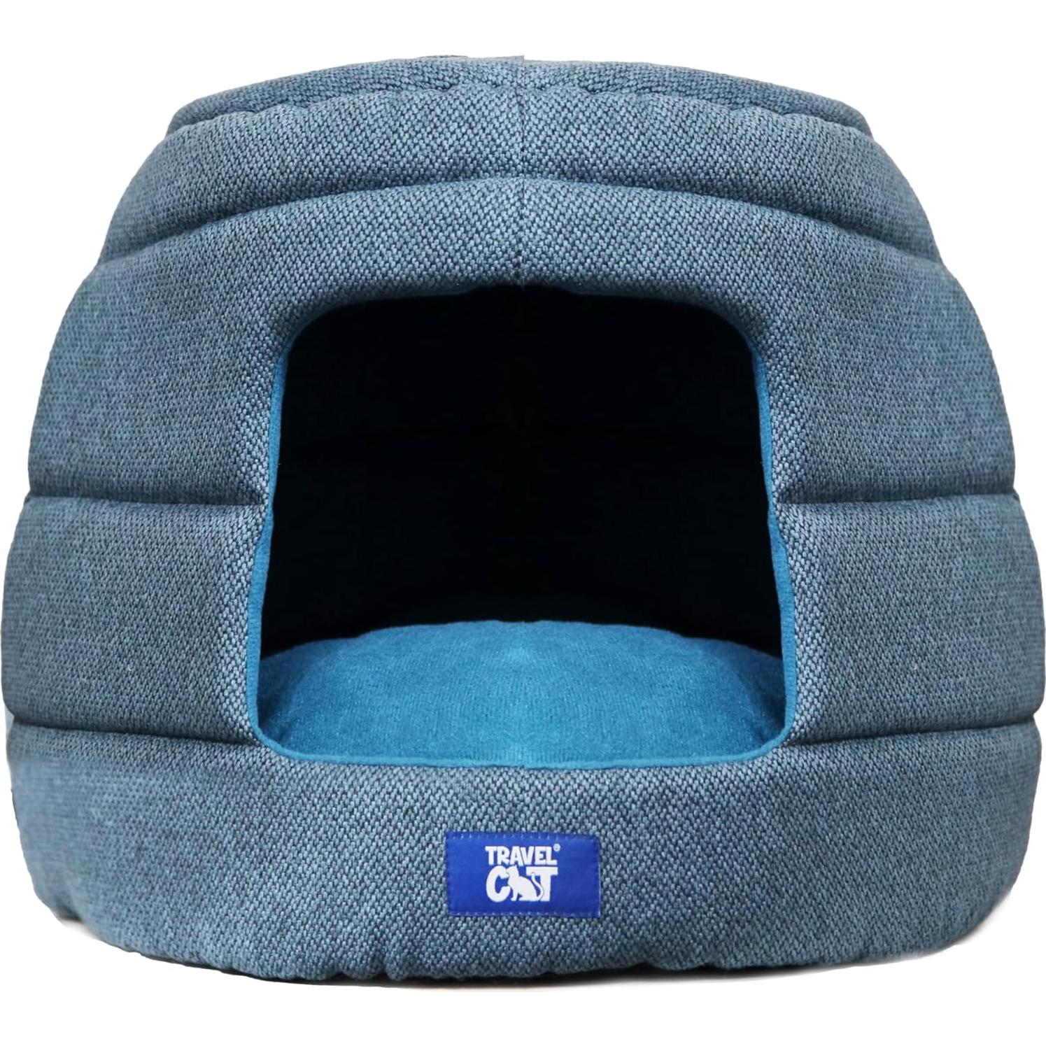 Casa para Gatos Interior Meowbile Azul Mediana 63.5x45.7x43.2 cm