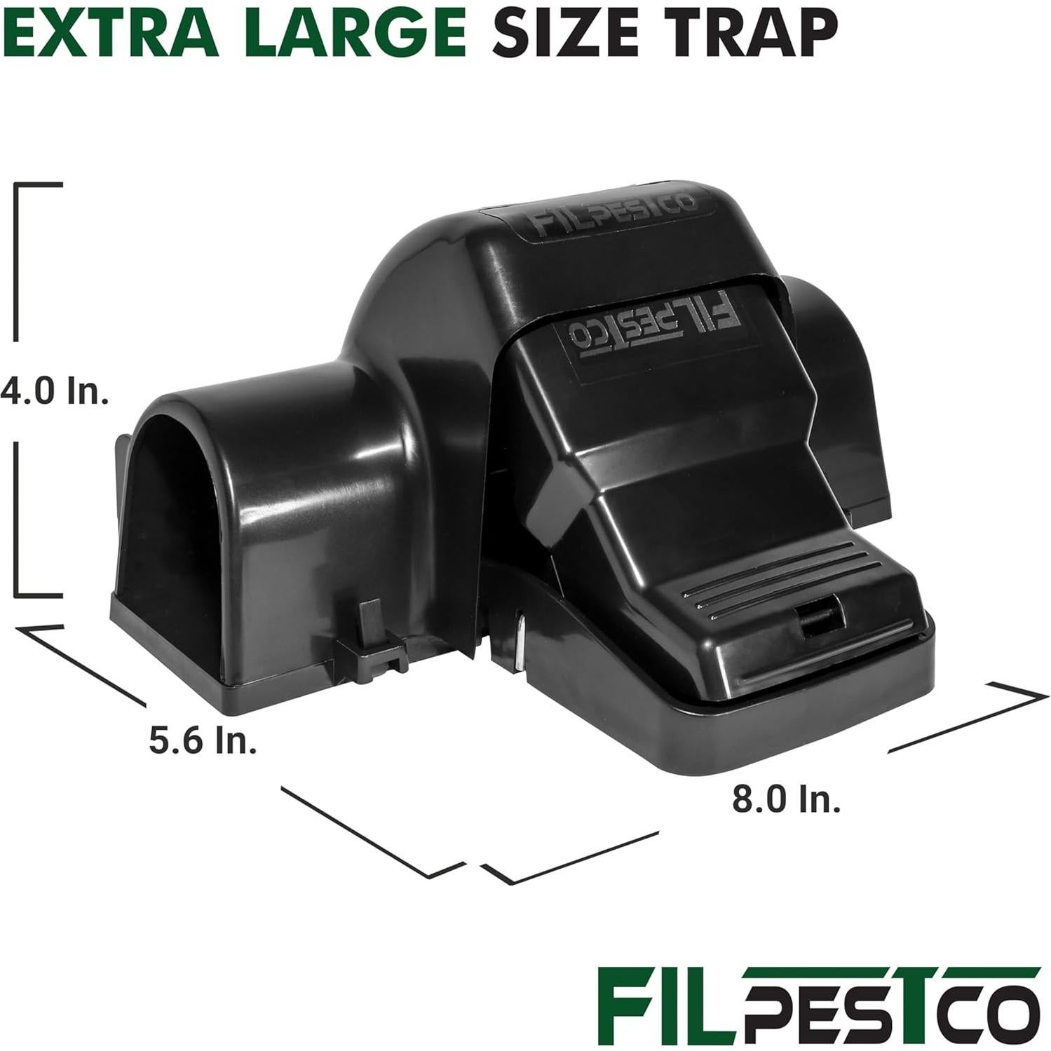 Trampa para Ratas Filpestco 2 PCS Extra Grande Reutilizable