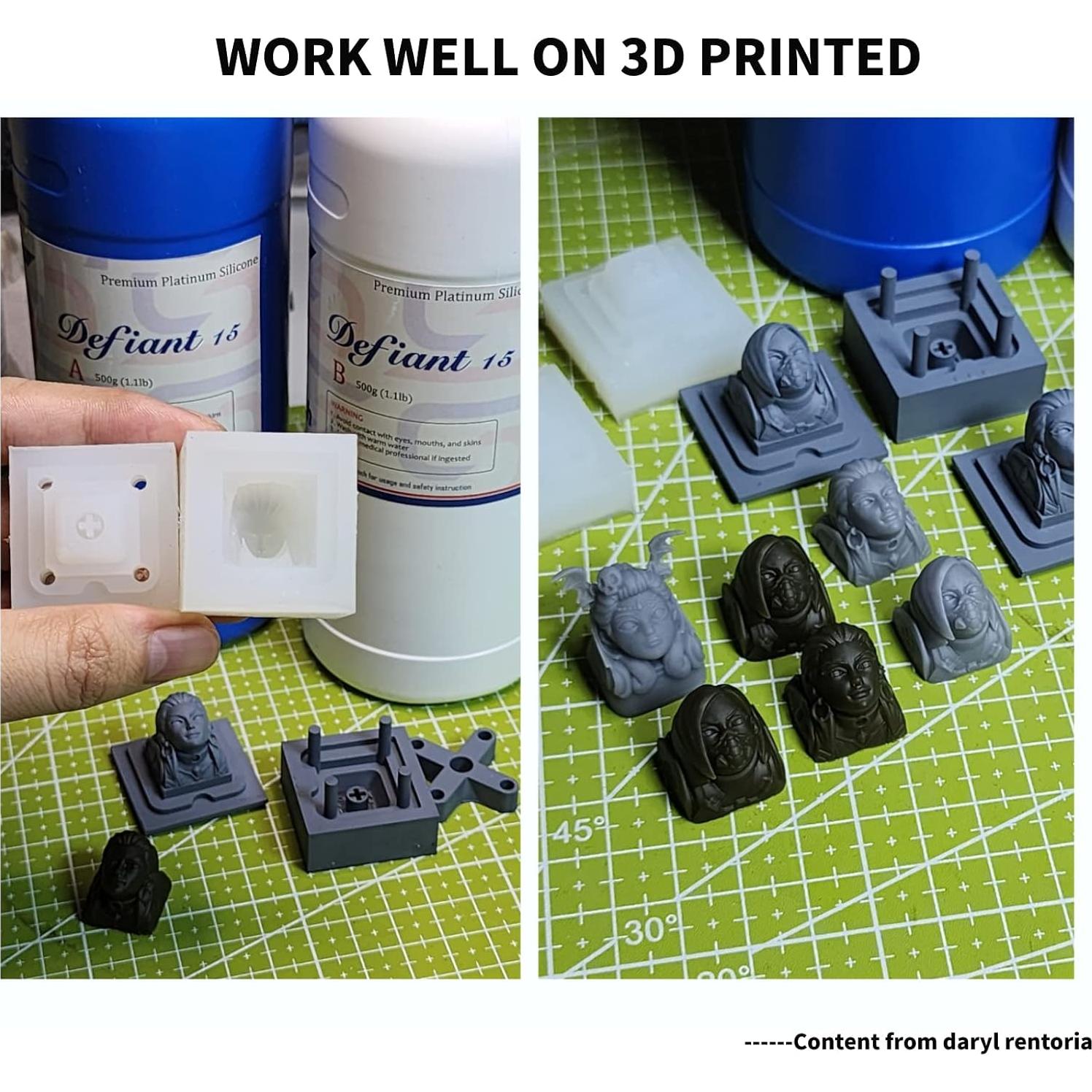 Kit de Moldes de Silicona Platino Siraya Tech Defiant 15 - 0.99 kg