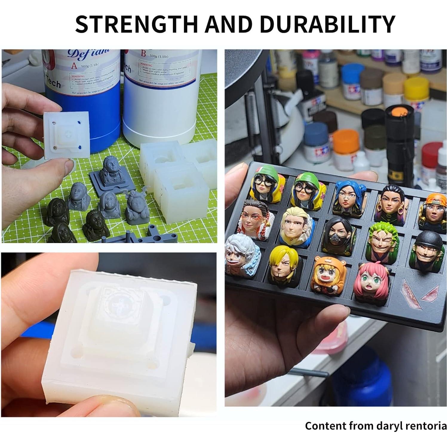 Kit de Moldes de Silicona Platino Siraya Tech Defiant 15 - 0.99 kg