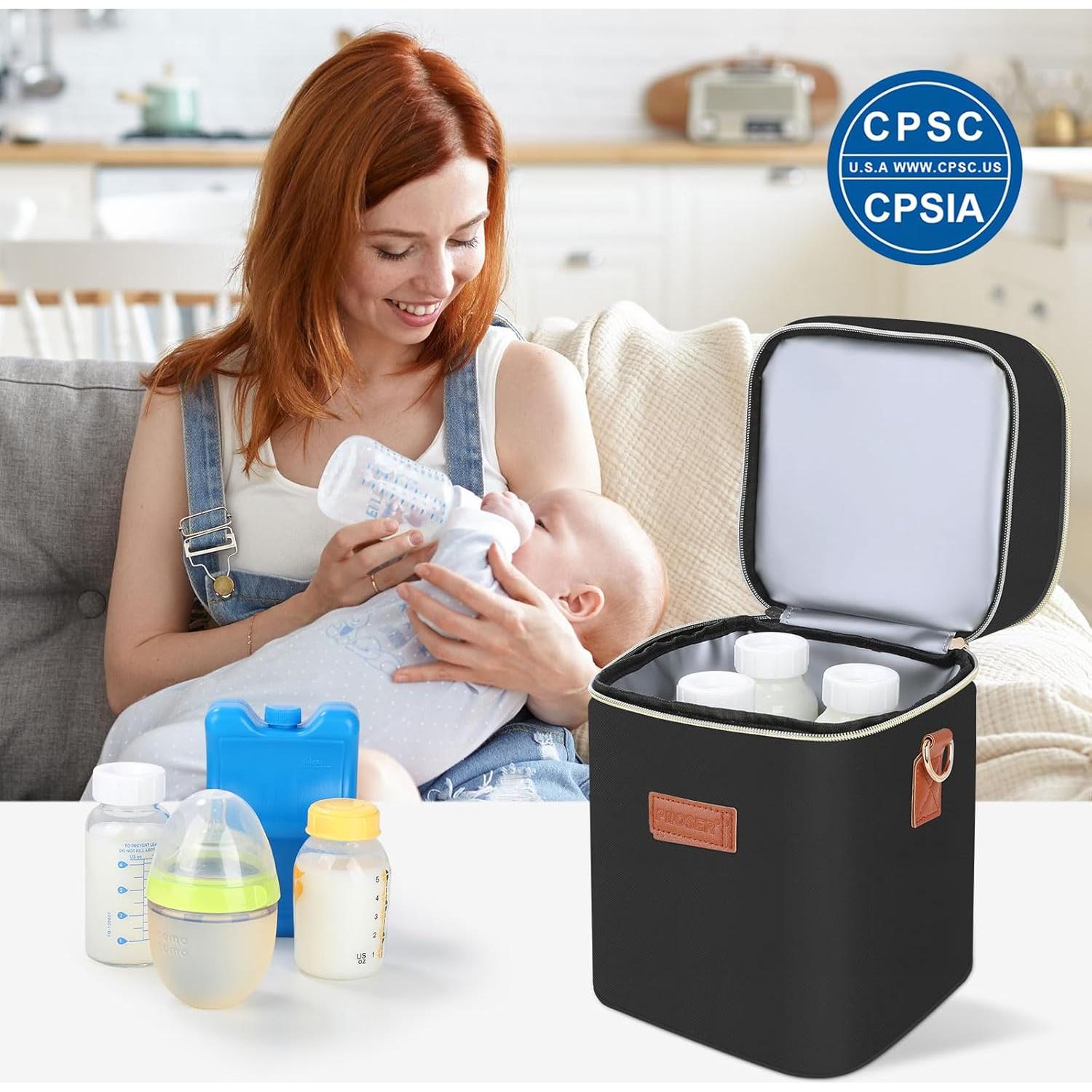 Bolsa Aislante para Biberones PIIOSER - 4 Biberones 266 ml