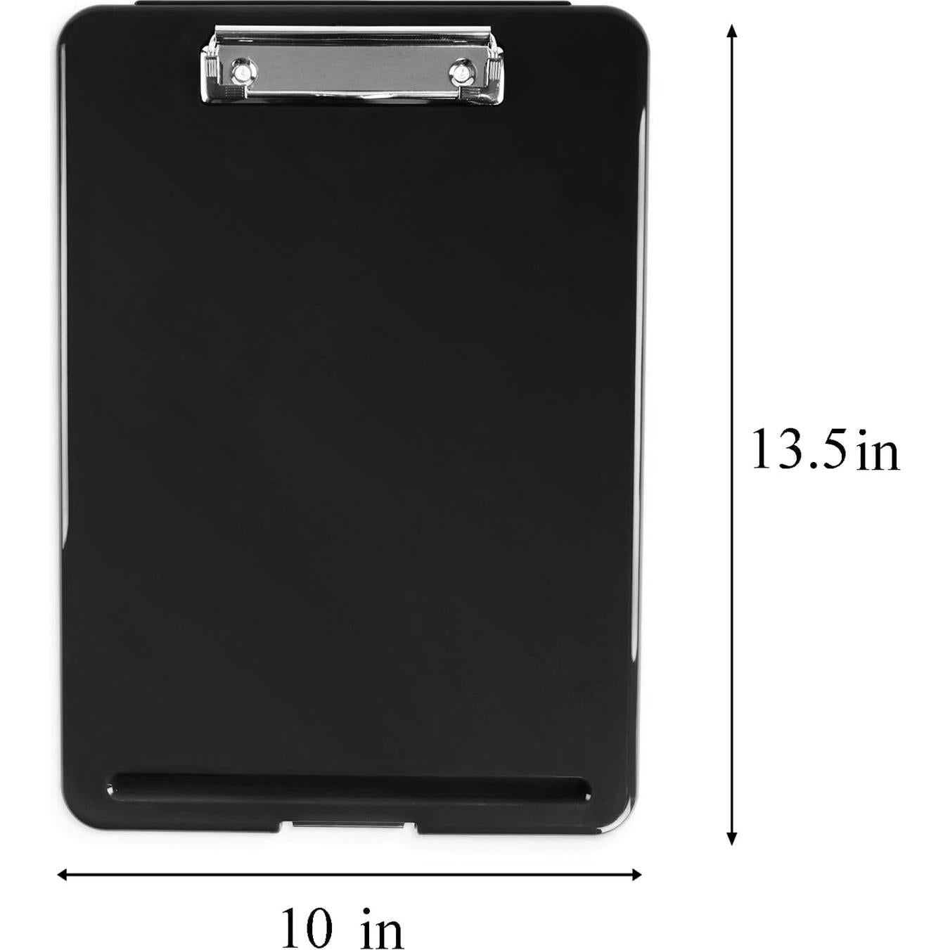 Clipboard Plegable Super Z Outlet Negro 24.1x34.3 cm con Almacenamiento