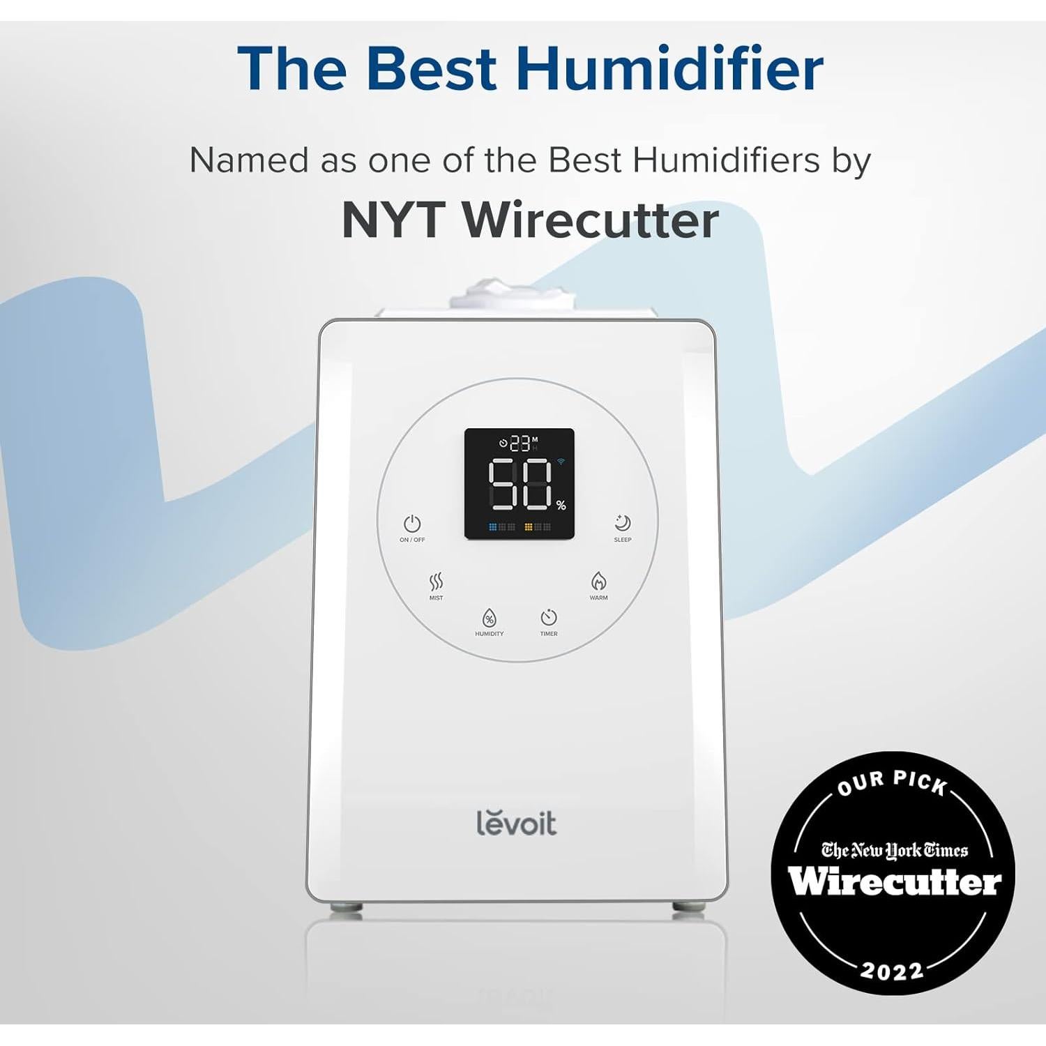 Humidificador LEVOIT LV600S 6L Inteligente Niebla Cálida Fría