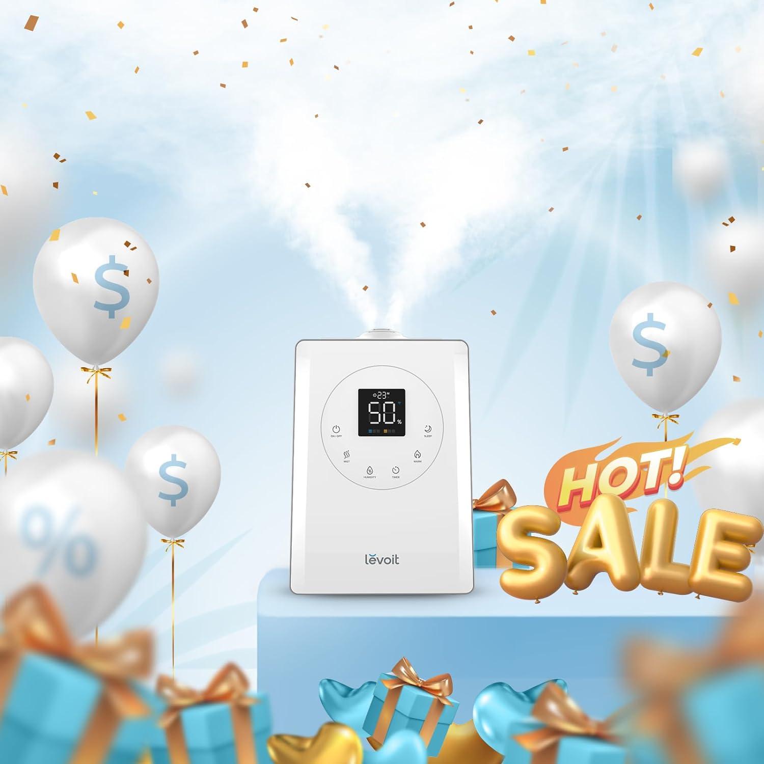 Humidificador LEVOIT LV600S 6L Inteligente Niebla Cálida Fría