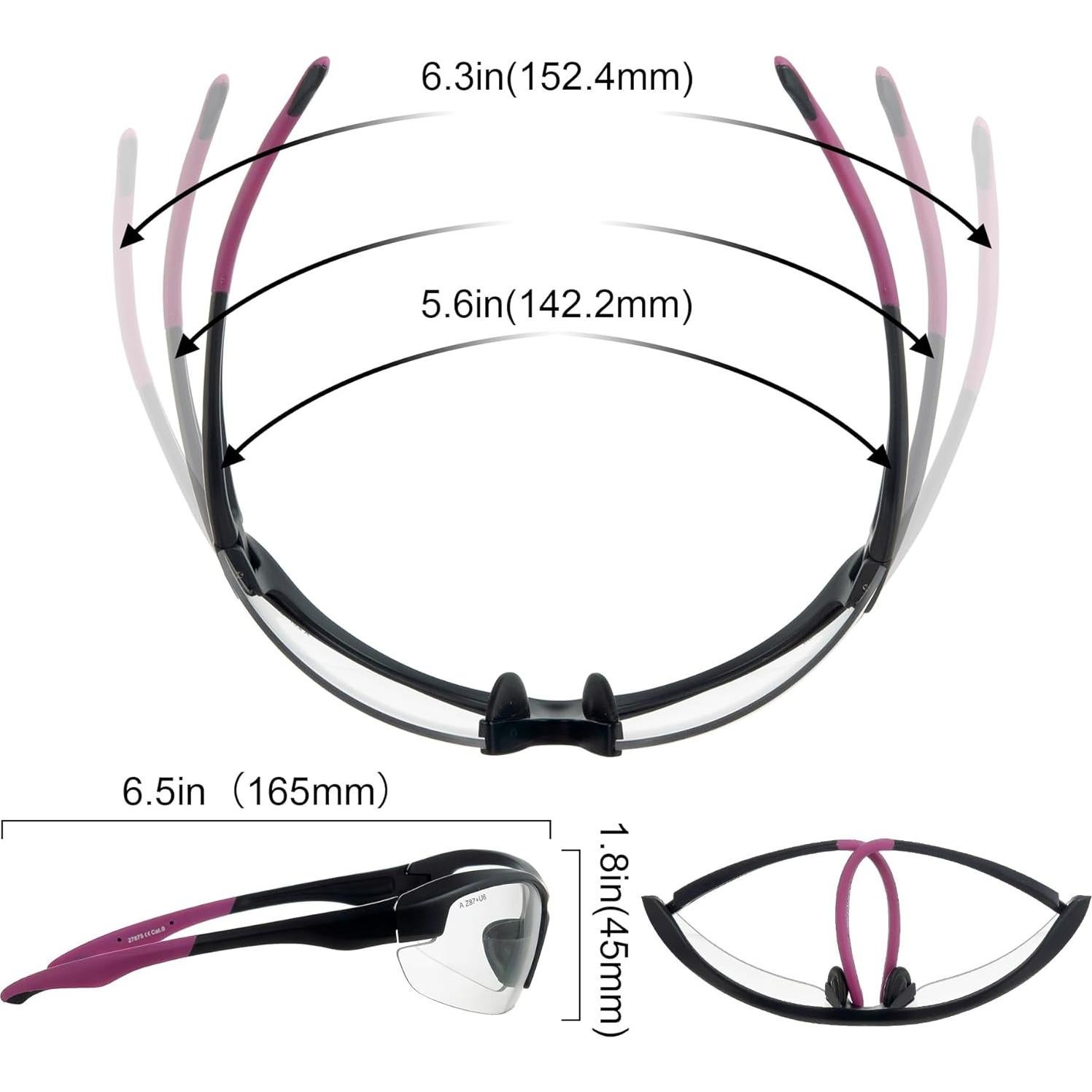 Gafas de Seguridad PROTEAR Antiempañante UV 100% Talla Única