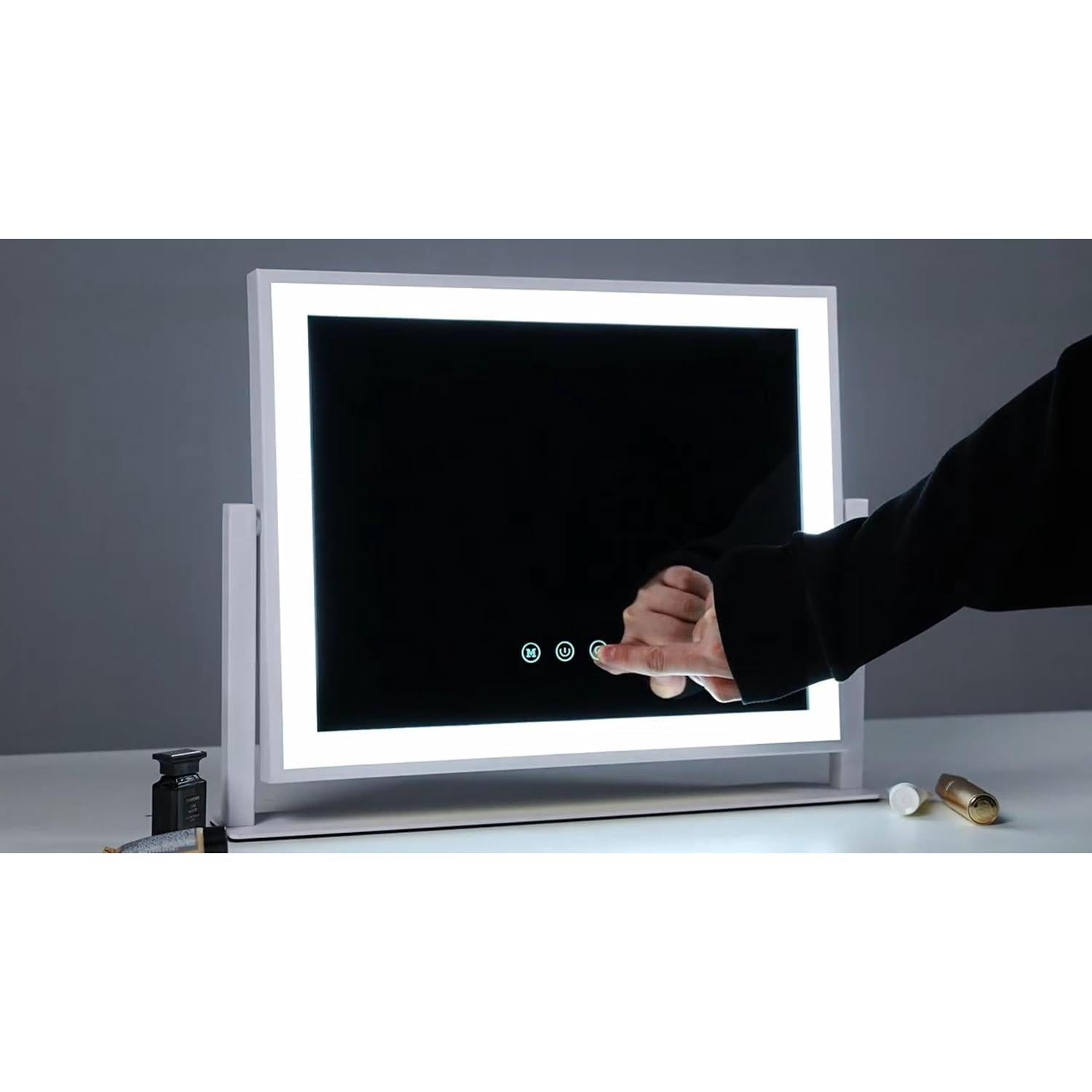 Espejo de Maquillaje Iluminado Gvnkvn 44x33 cm 5X Magnificación