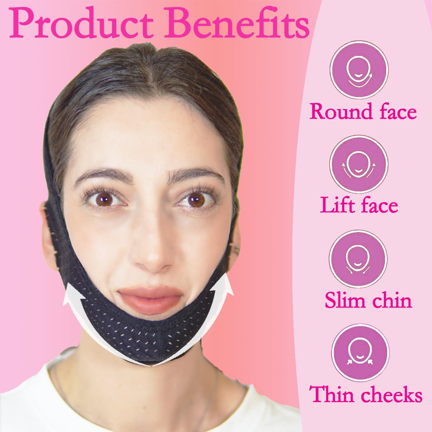 Correa de Elevación Facial V SUNILLUMA - Reductor Doble Barbilla