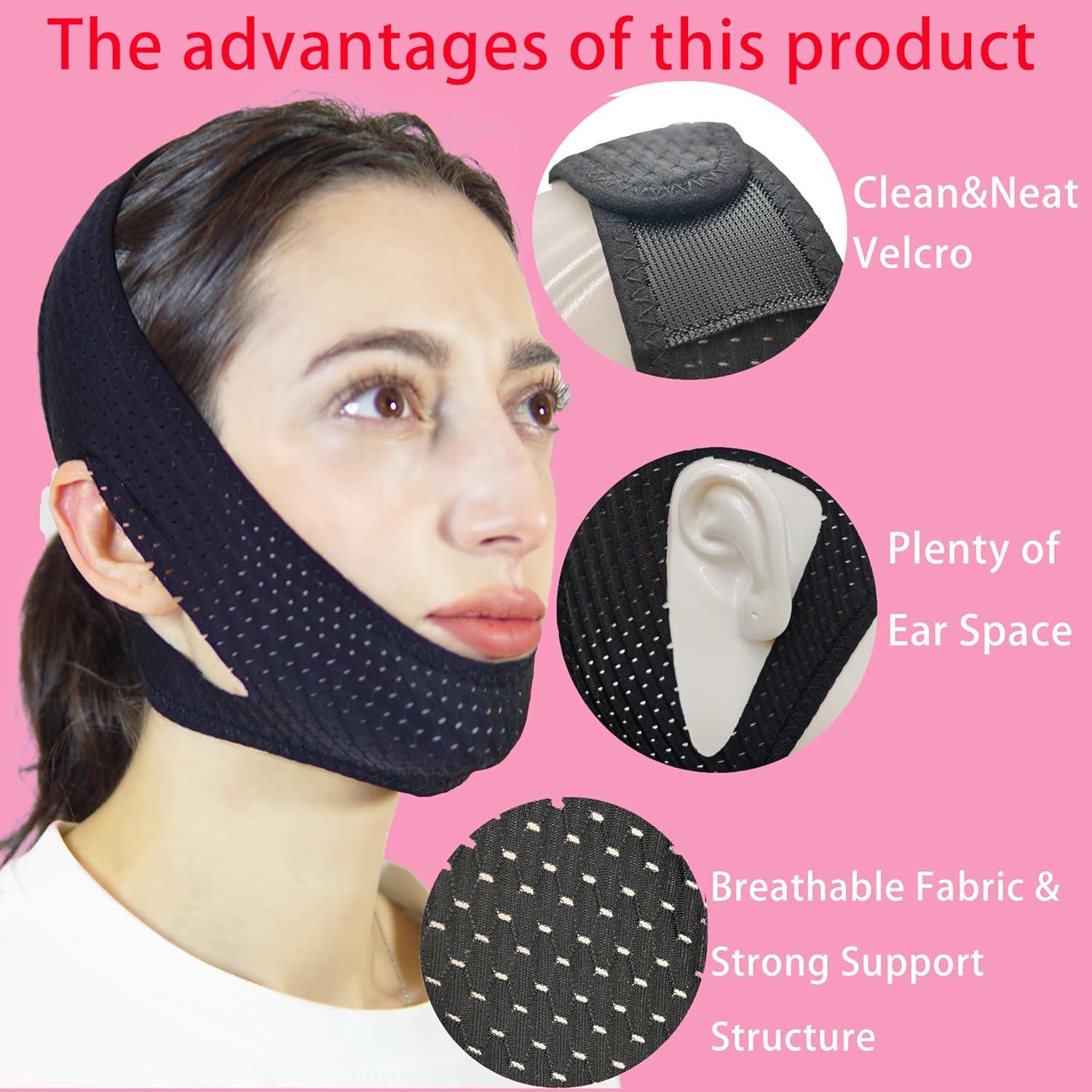 Correa de Elevación Facial V SUNILLUMA - Reductor Doble Barbilla