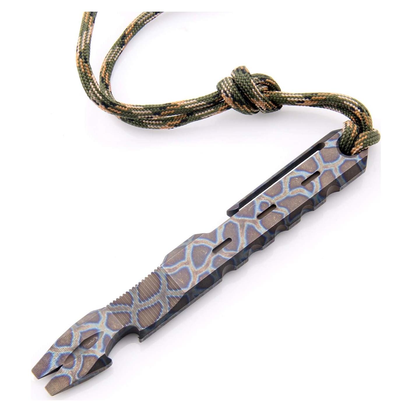 Barra de Palanca Multi-función Titanio Hamans 120mm Azul