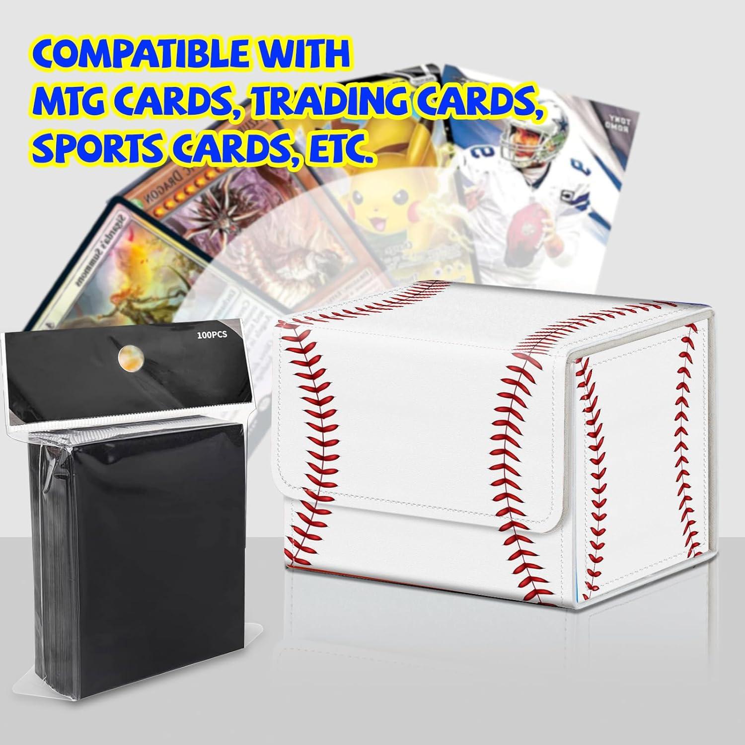 Caja de Barajas SROJDHFJB con 100 Fundas Negras para Cartas
