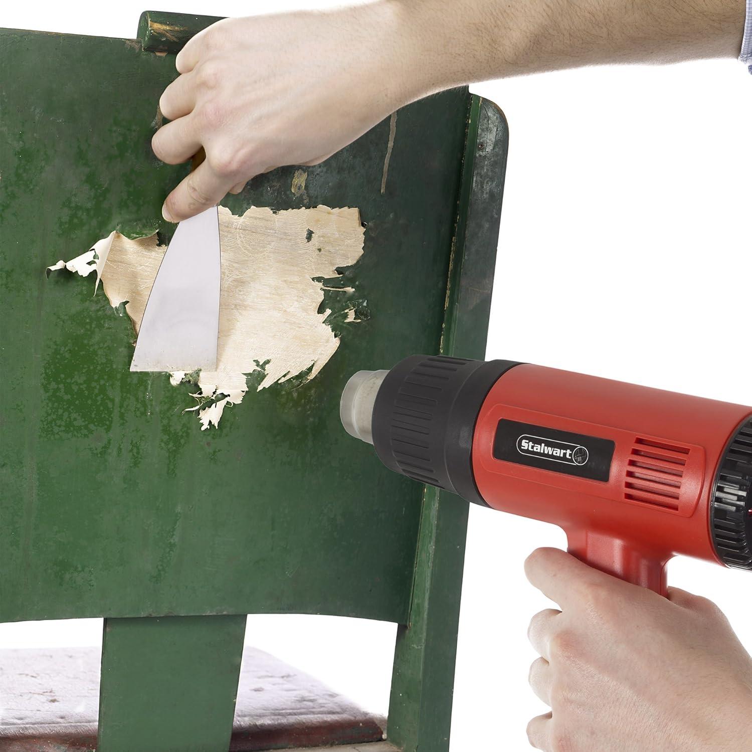 Pistola de Calor Doble Temperatura Stalwart 1500W 120V Rojo