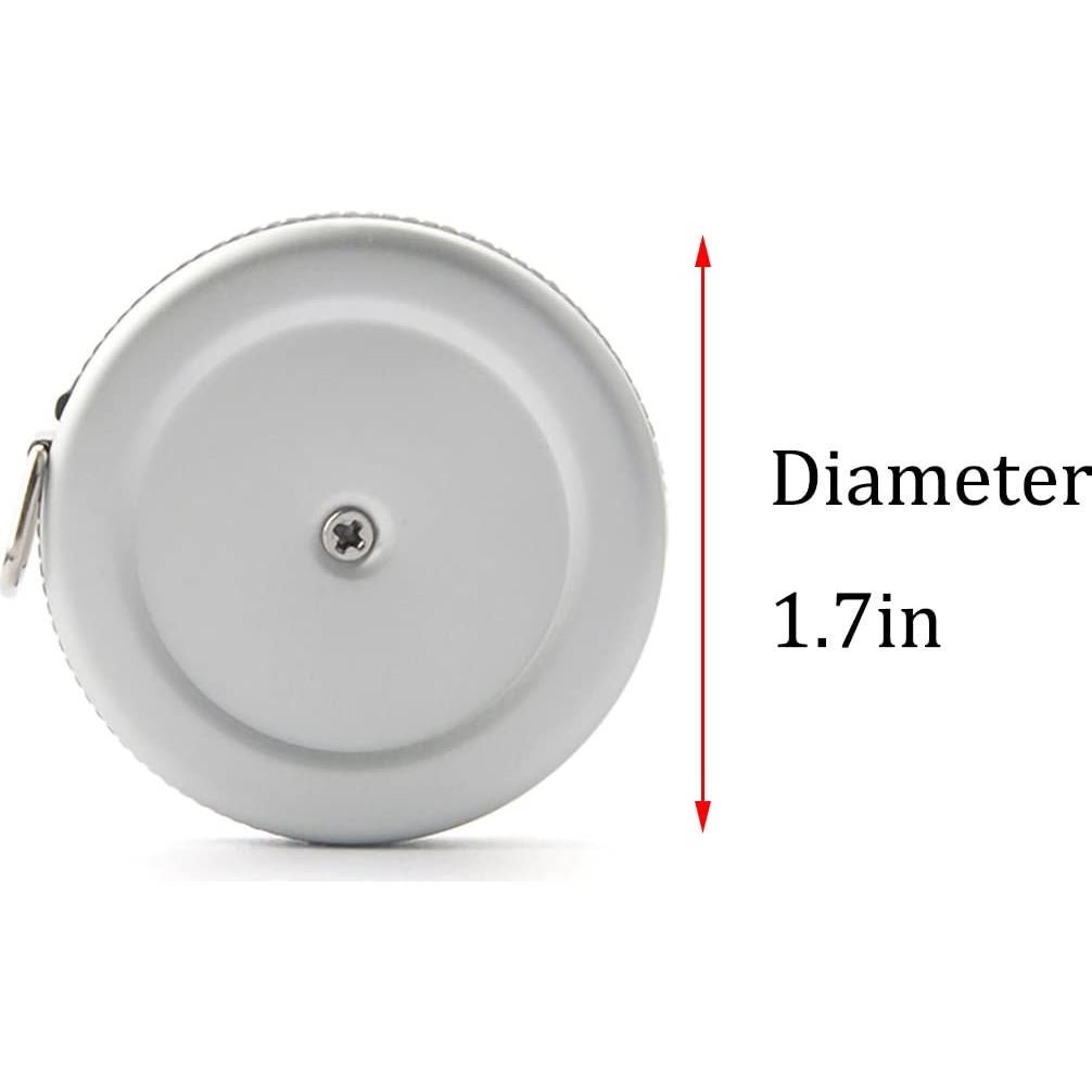 Cinta Métrica Retráctil Mini VAXATO 2 Metros Aluminio