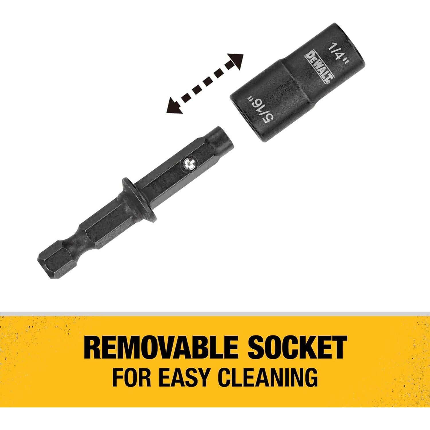 Controlador de Tuercas Doble Extremo DEWALT 1/4" y 5/16"