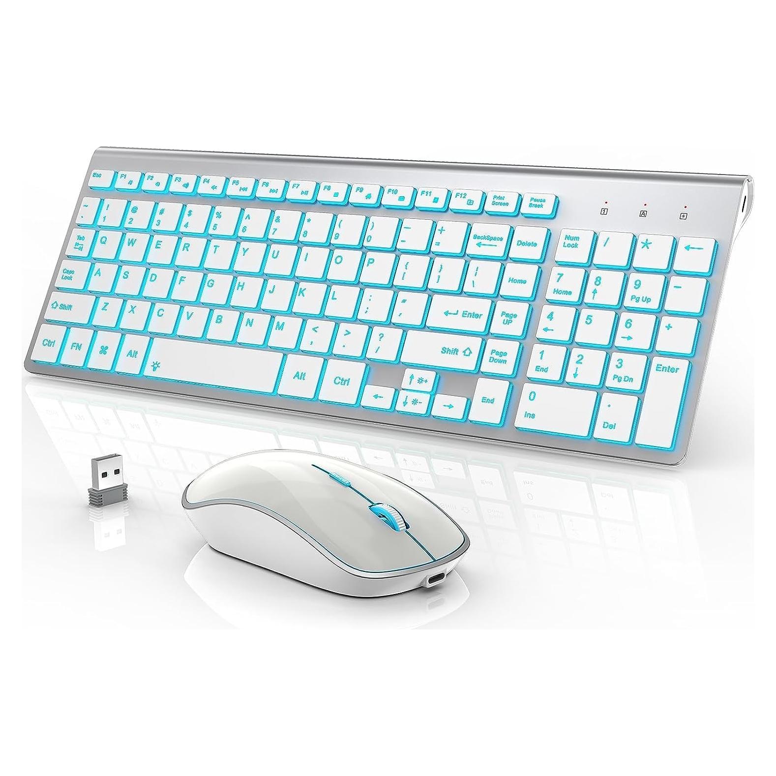 Combo Teclado y Ratón Inalámbrico J JOYACCESS Retroiluminado