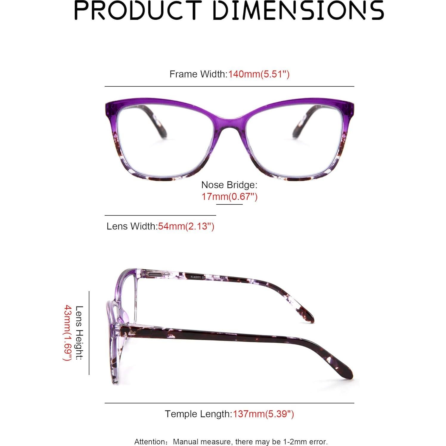 Gafas Progresivas Multifocales FEISEDY con Filtro Luz Azul 1.0x