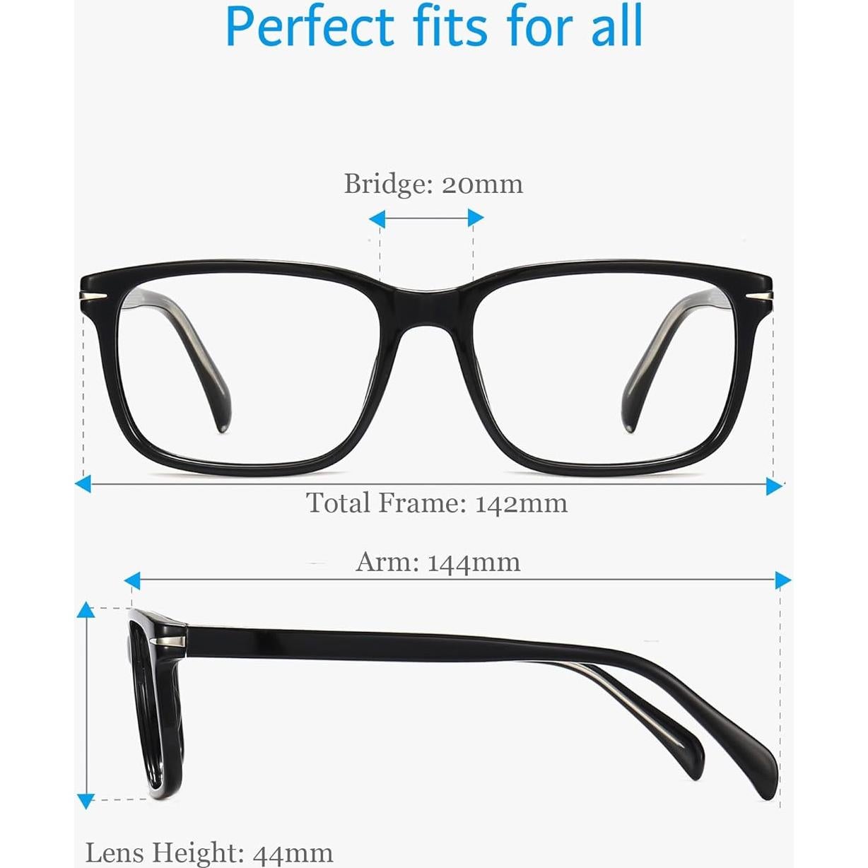 Gafas de Protección Luz Azul ANRRI Unisex - Modelo AR003