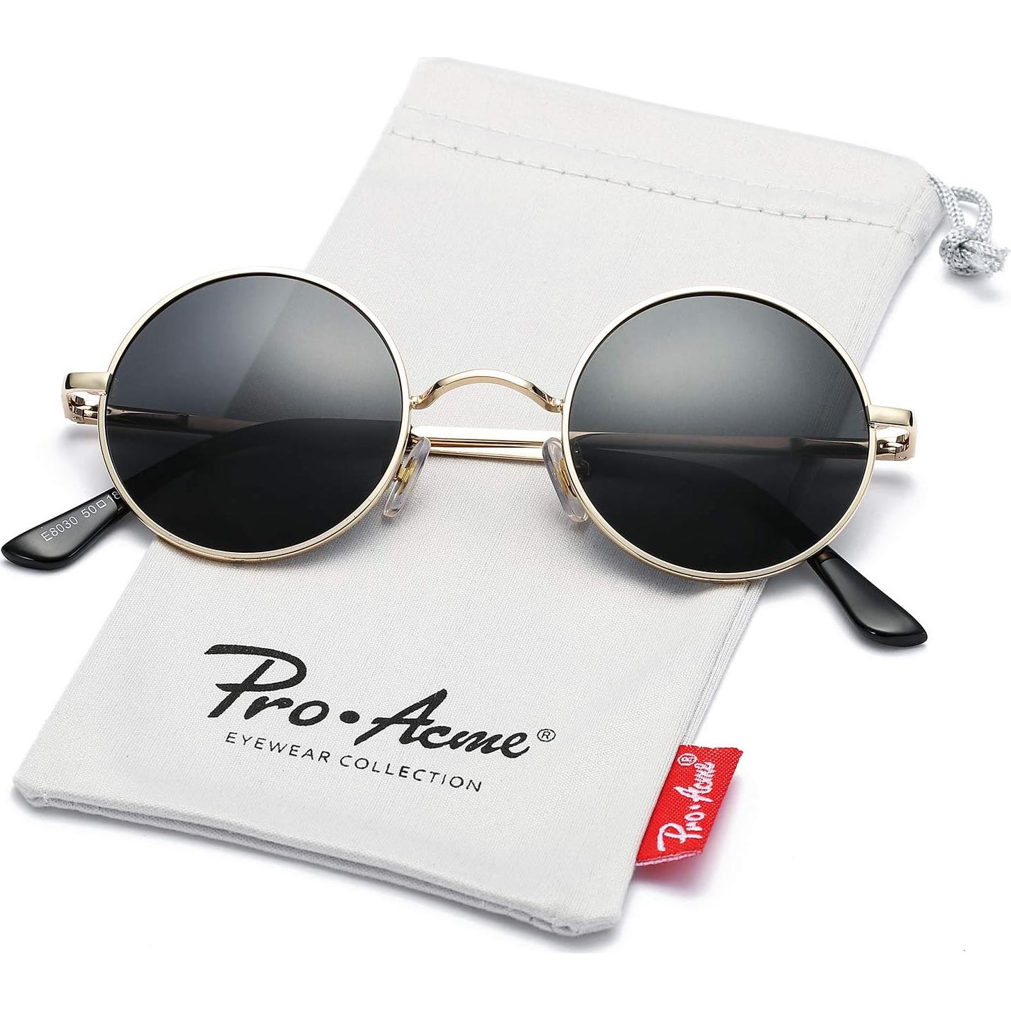 Gafas de Sol Polarizadas Pro Acme Retro UV400 Doradas