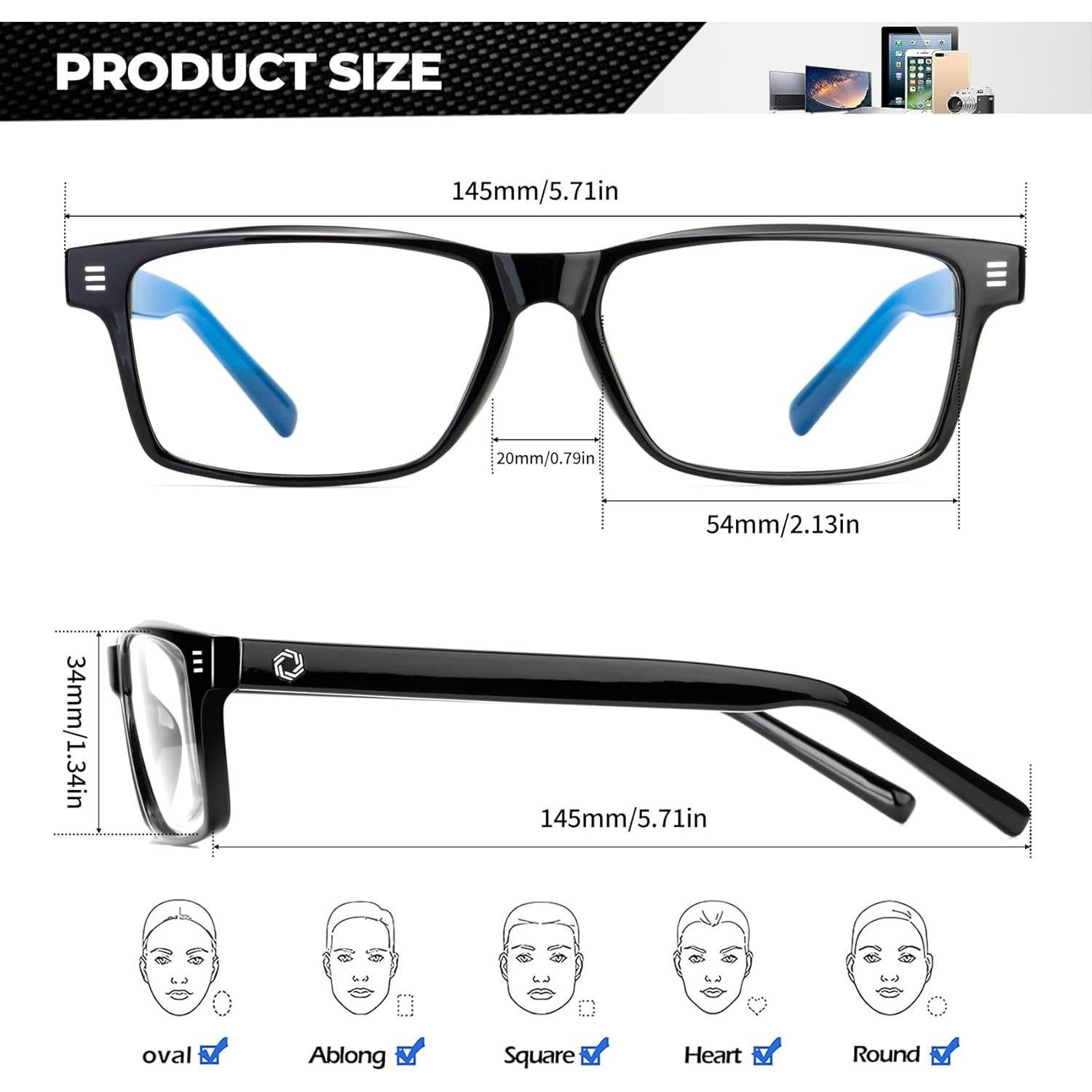 Gafas de Luz Azul ANYLUV 4508 para Hombres y Mujeres UV400