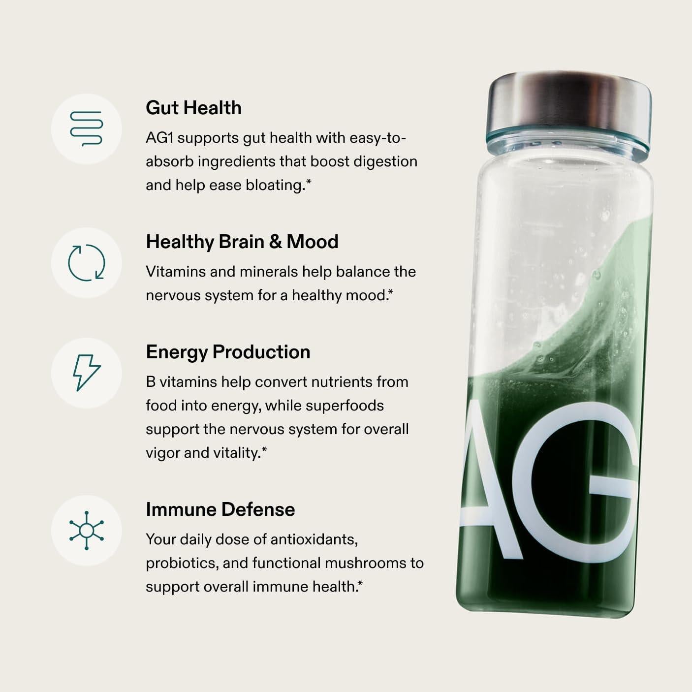 Suplemento en polvo AG1 Athletic Greens | Kit familiar 340g