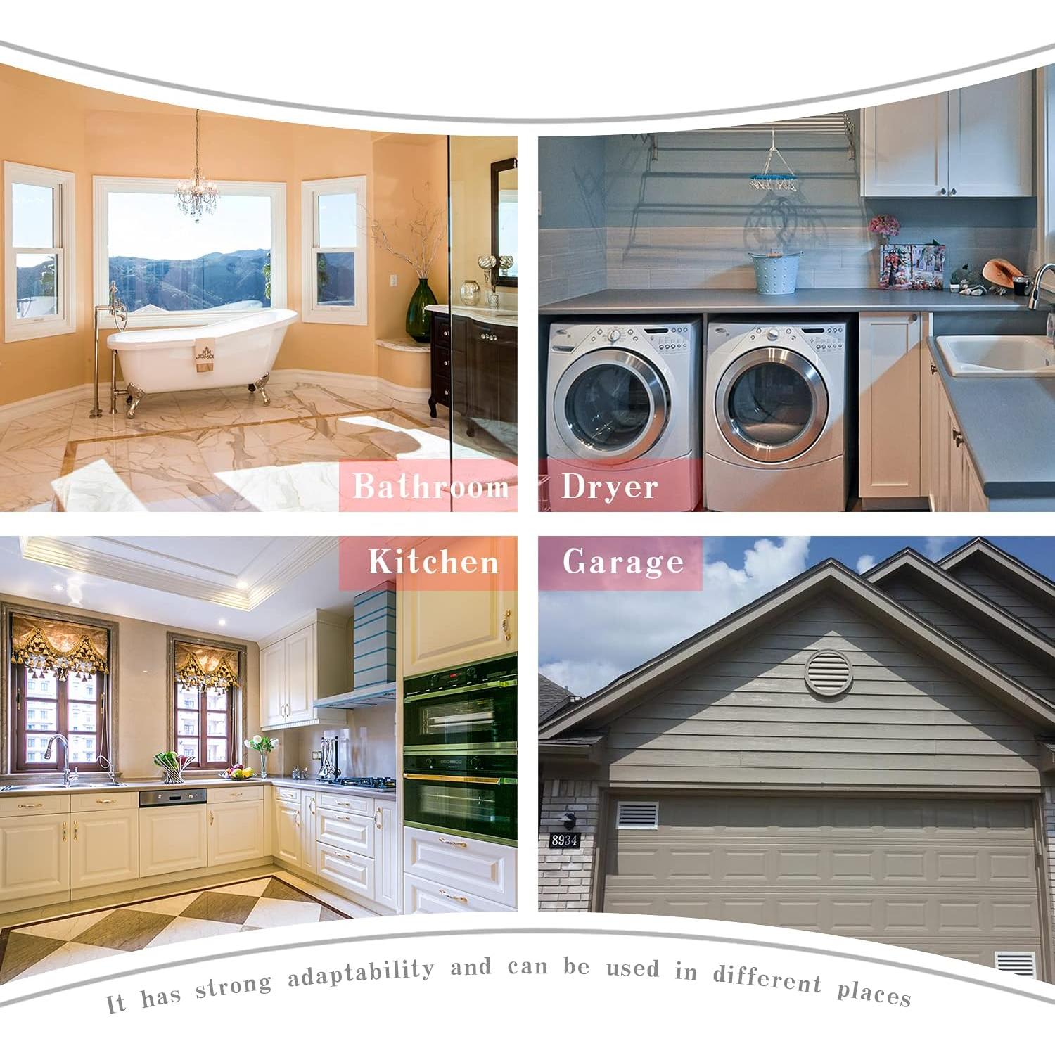 Cubierta de Ventilación de Secadora FRESH SPEED 4" Acero Inoxidable