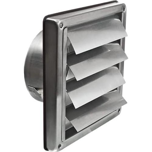 Cubierta de Ventilación de Secadora FRESH SPEED 4" Acero Inoxidable