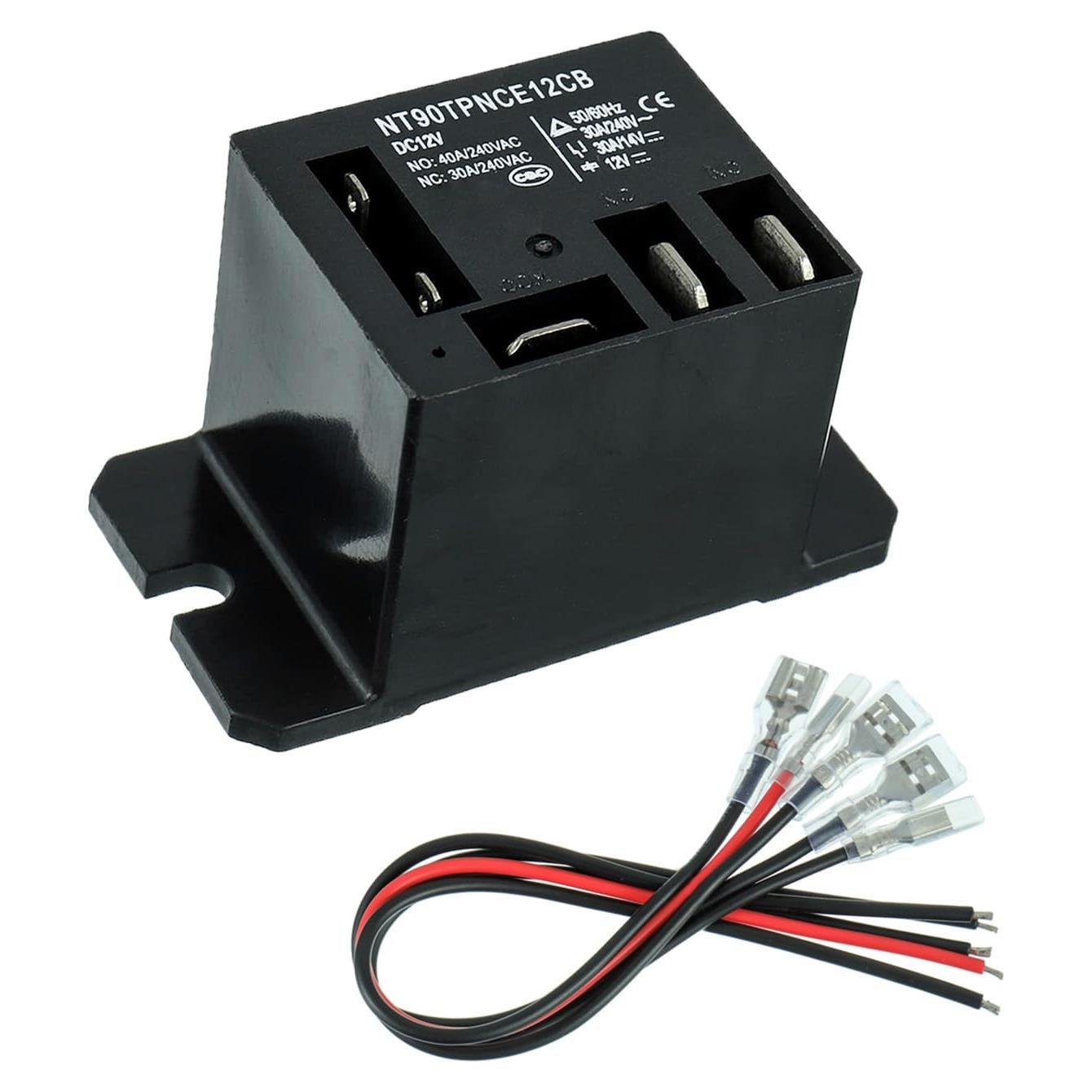 Relé de Potencia JAMHER NT90 DC 12V 30A 40A SPDT Mini