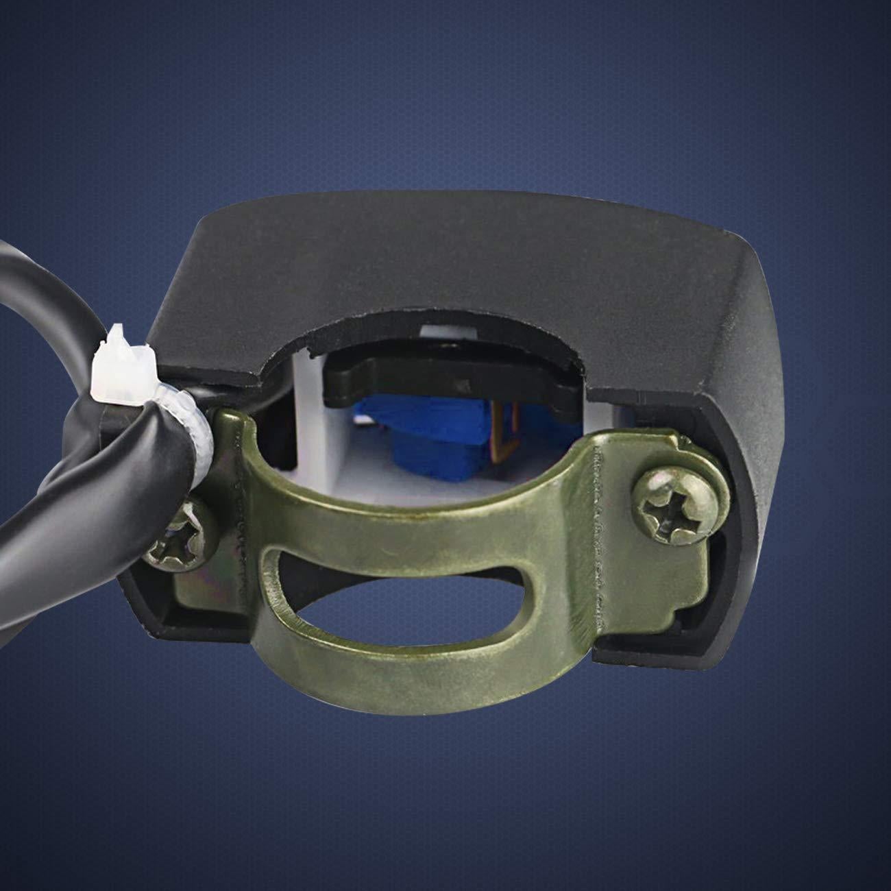 Interruptor de Faro de Motocicleta Mosley 7/8" Azul DC12V