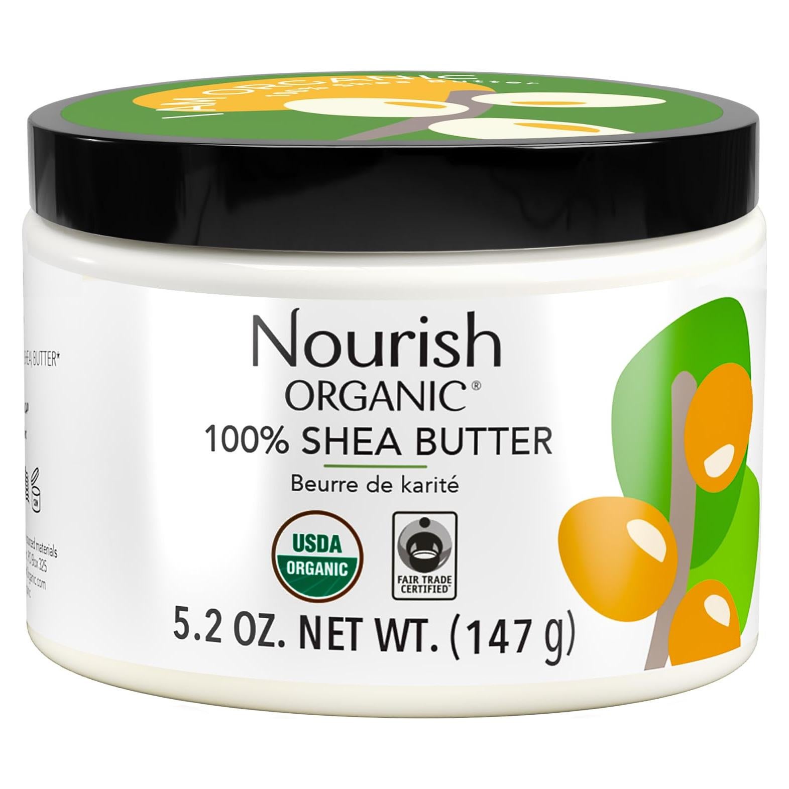 Manteca de Karité Orgánica Nourish 147g + Disco Algodón