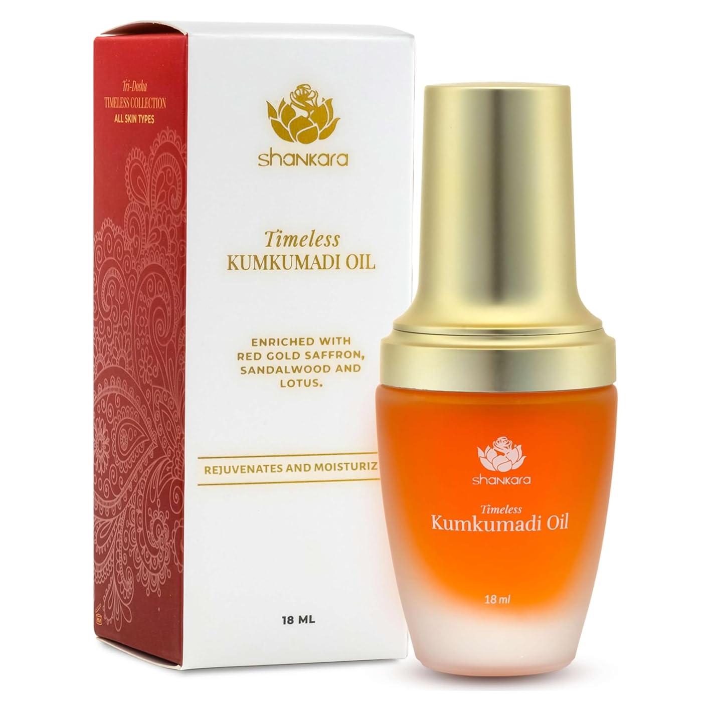 Aceite Kumkumadi Shankara 18ml con Azafrán y Hierbas Ayurvédicas