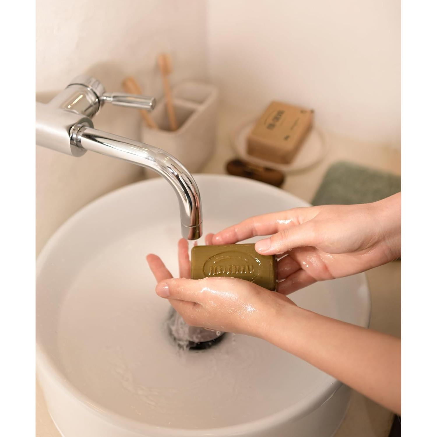 Jabón de Marseille Fer à Cheval 250g Aceite de Oliva Puro - 3 Paquetes