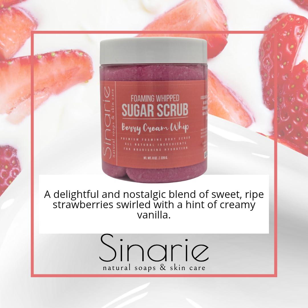 Exfoliante Espumoso Sinarie 227 g con Manteca de Mango y Coco