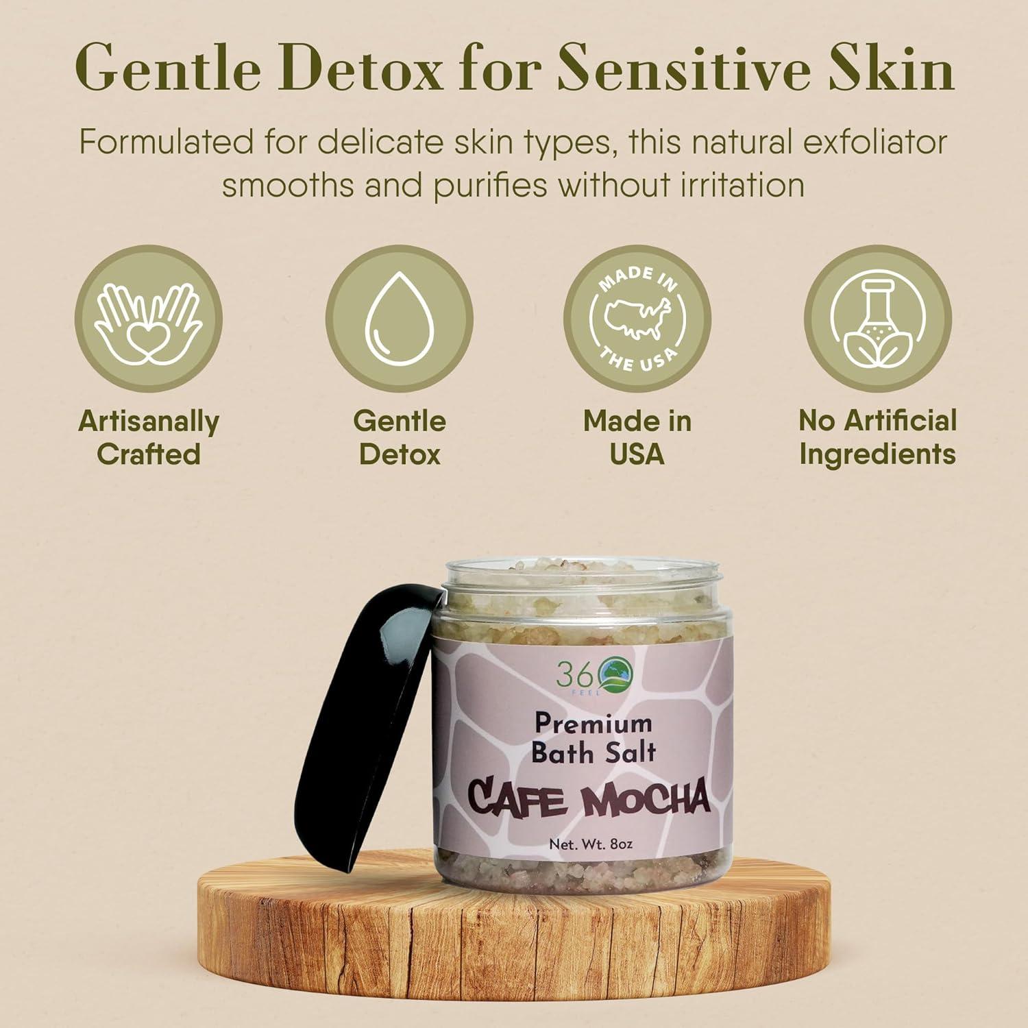 Exfoliante Corporal Natural 360Feel Café Mocha 226g - Vegano