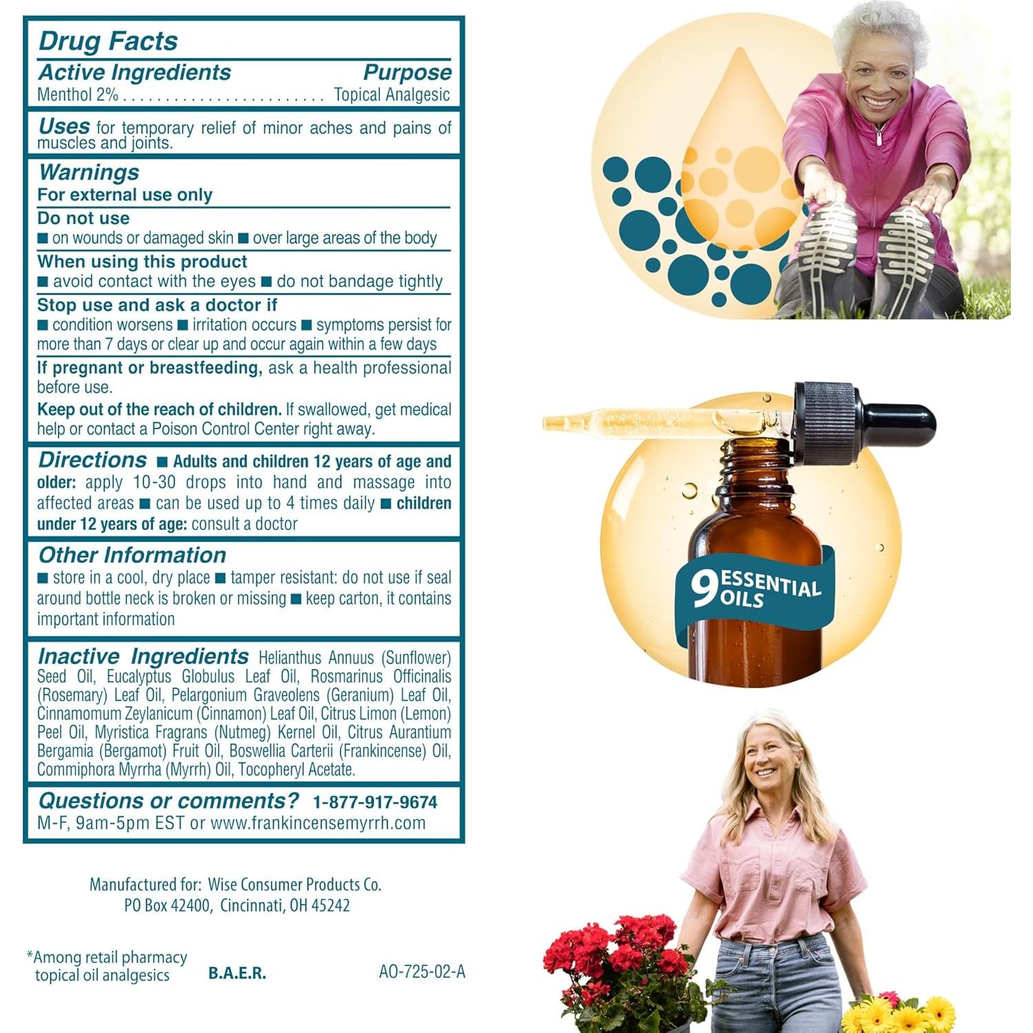 Aceite Esencial Incienso y Mirra 59 ml - Alivio Artritis