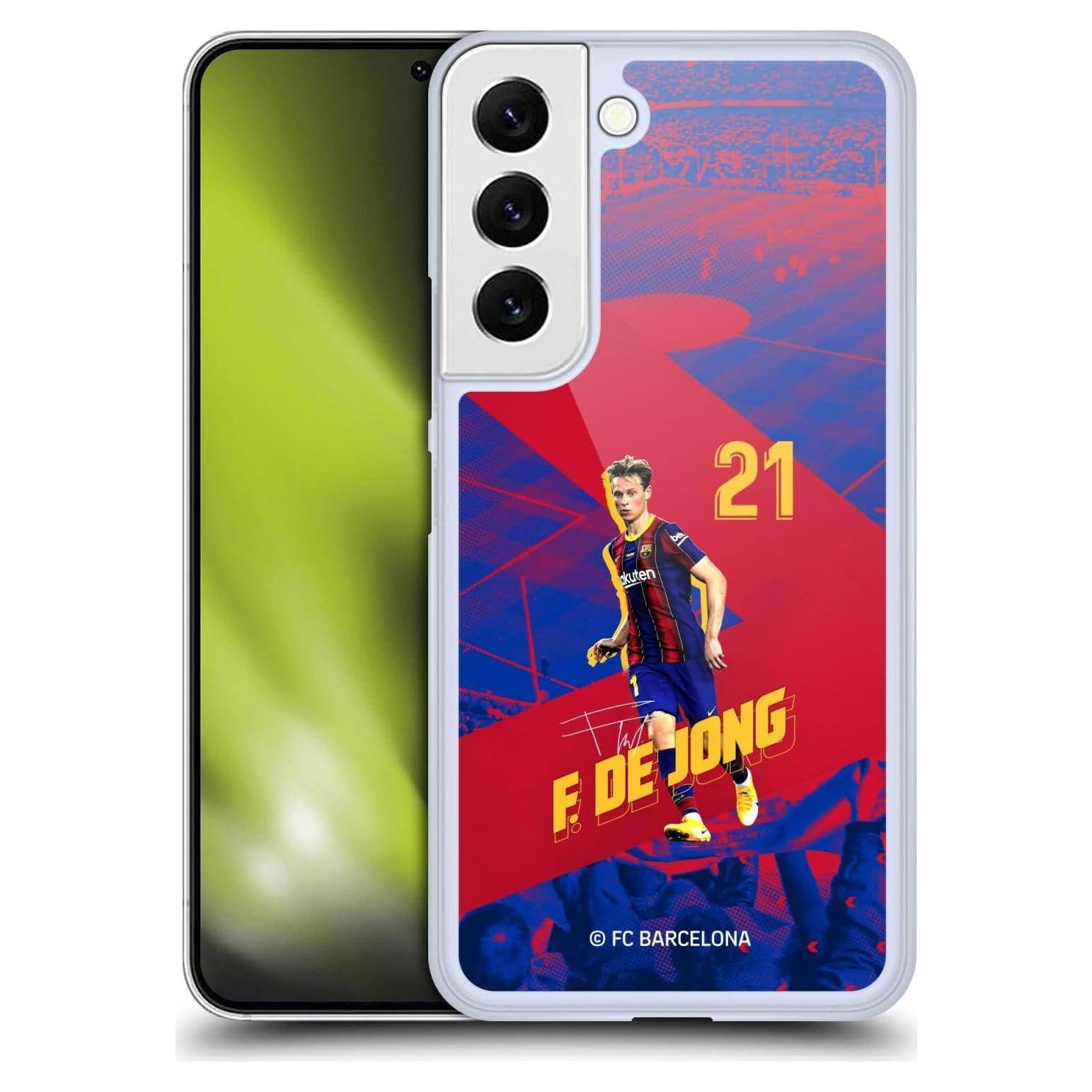 Funda Dura FC Barcelona Frenkie De Jong para Samsung Galaxy S22 5G