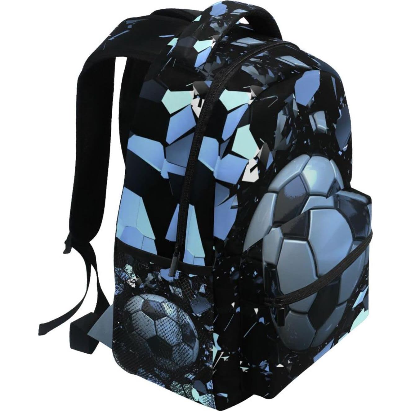 Mochila Escolar 3D Krafig para Niños y Niñas - 29x17.5x40.5cm
