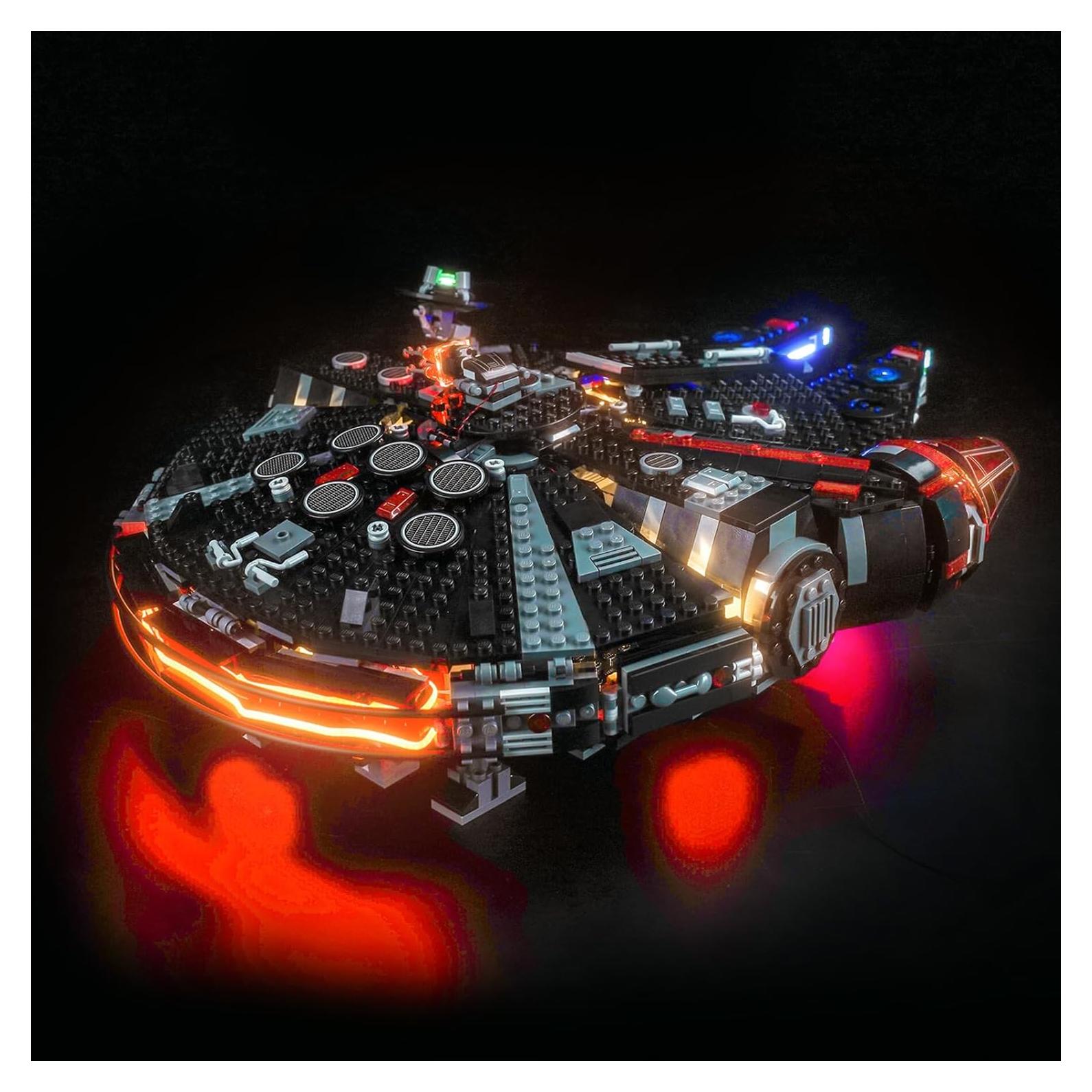 Kit de Luz LED Hilighting para Lego Halcón Oscuro 75389