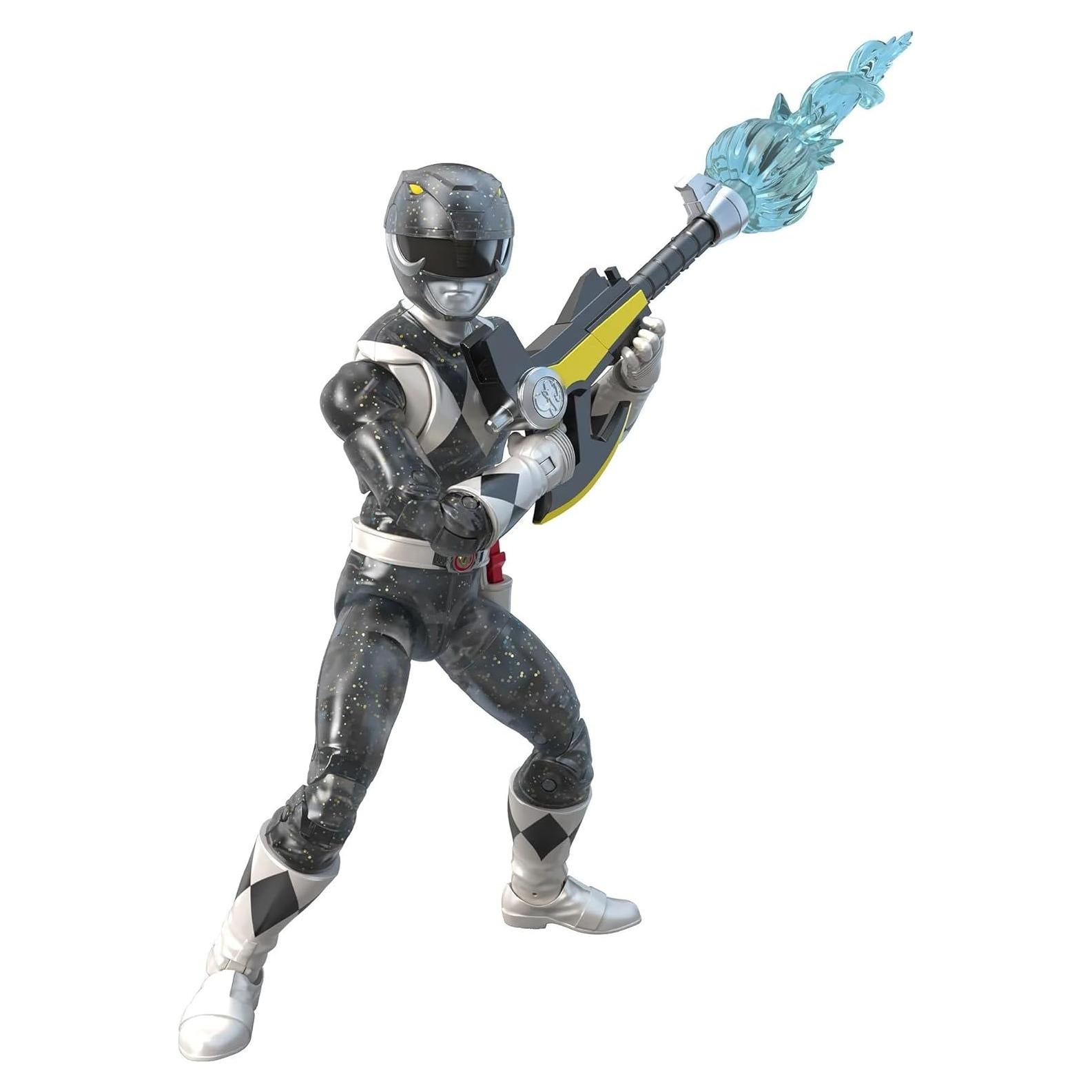 Figura de Acción Coleccionable Ranger Negro Metálico 6" Hasbro