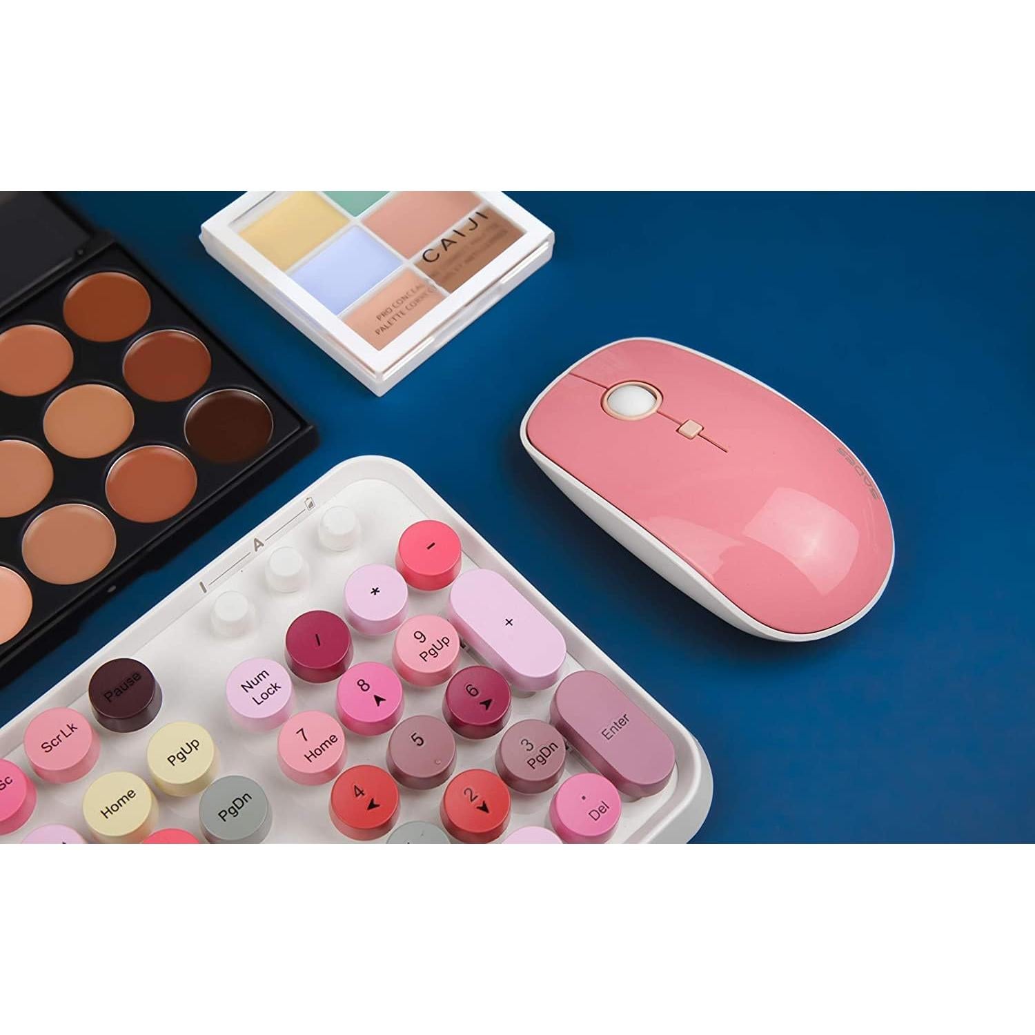 Combo Teclado y Ratón Inalámbrico Letton Retro 104 Teclas