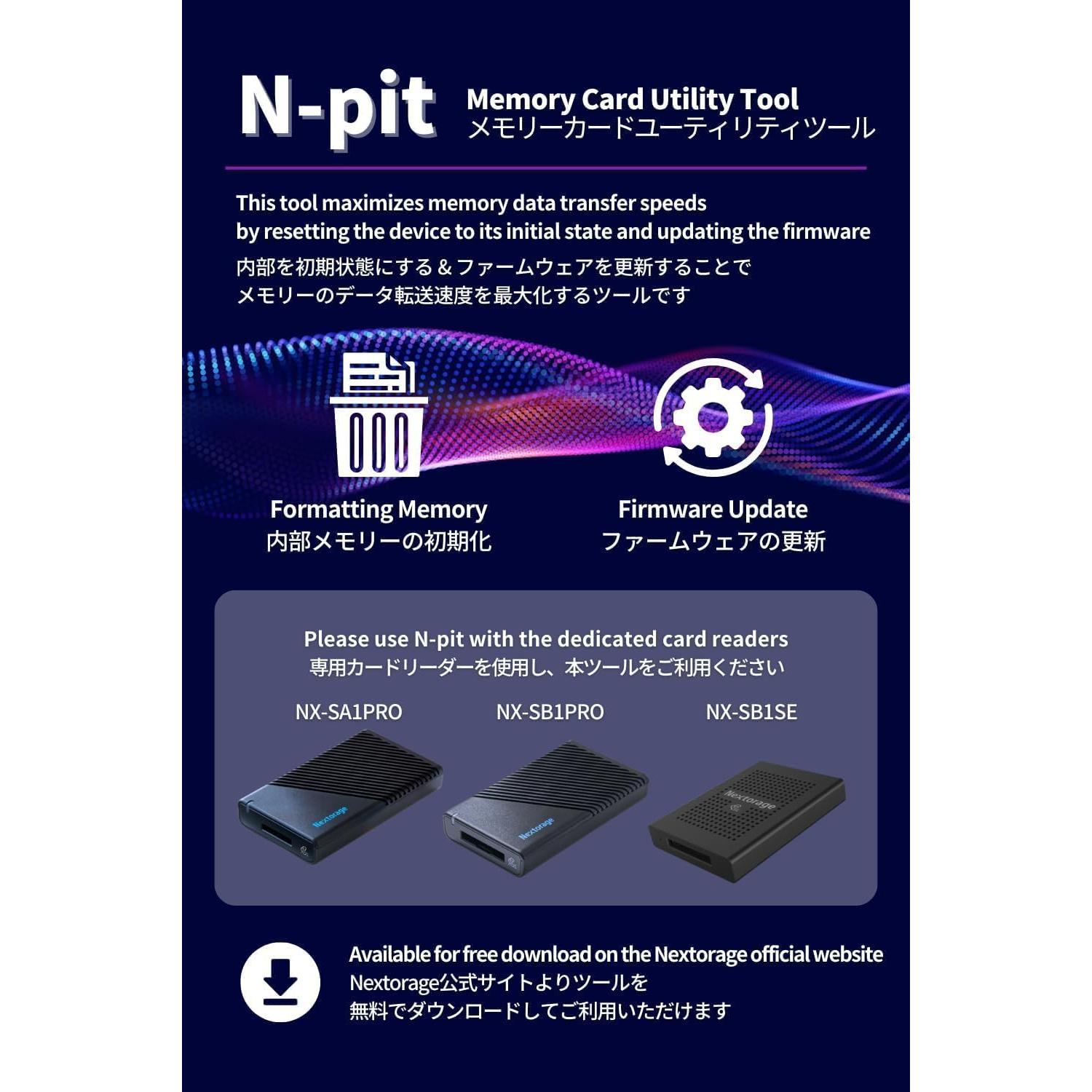 Tarjeta de Memoria CFexpress Tipo B Nextorage 256GB 3900MB/s